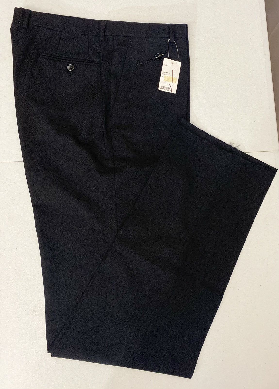 Gucci Gucci 🇮🇹 x Tom Ford Black Chevron Striped Dress Slacks 52 NEW Size US 36 / EU 52 - 7 Thumbnail