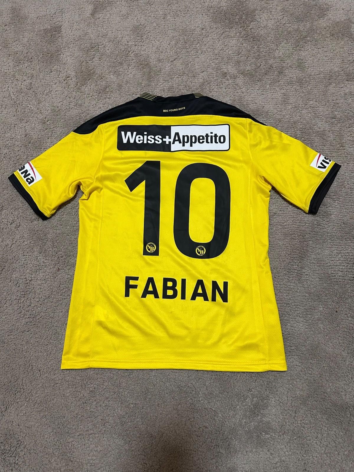Other #10 Fabian BSC YOUNG BOYS 2013-14 HOME SHIRT JAKO SOCCER Size US M / EU 48-50 / 2 - 6 Thumbnail