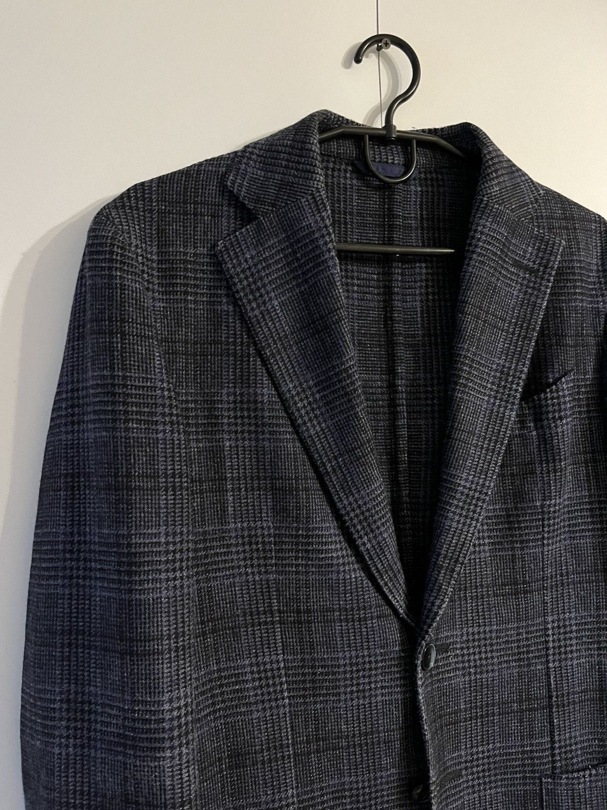 L.B.M. 1911 L.B.M. 1911 Luxury Wool & Nylon Plaid Blazer Jacket Size 38R - 2 Thumbnail