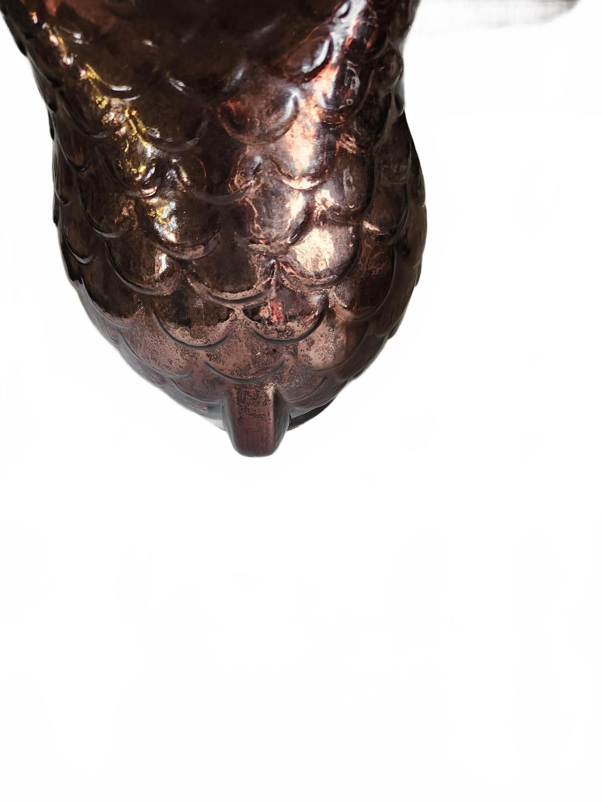 Designer Kohls irredicent brown glass owl Size ONE SIZE - 2 Thumbnail