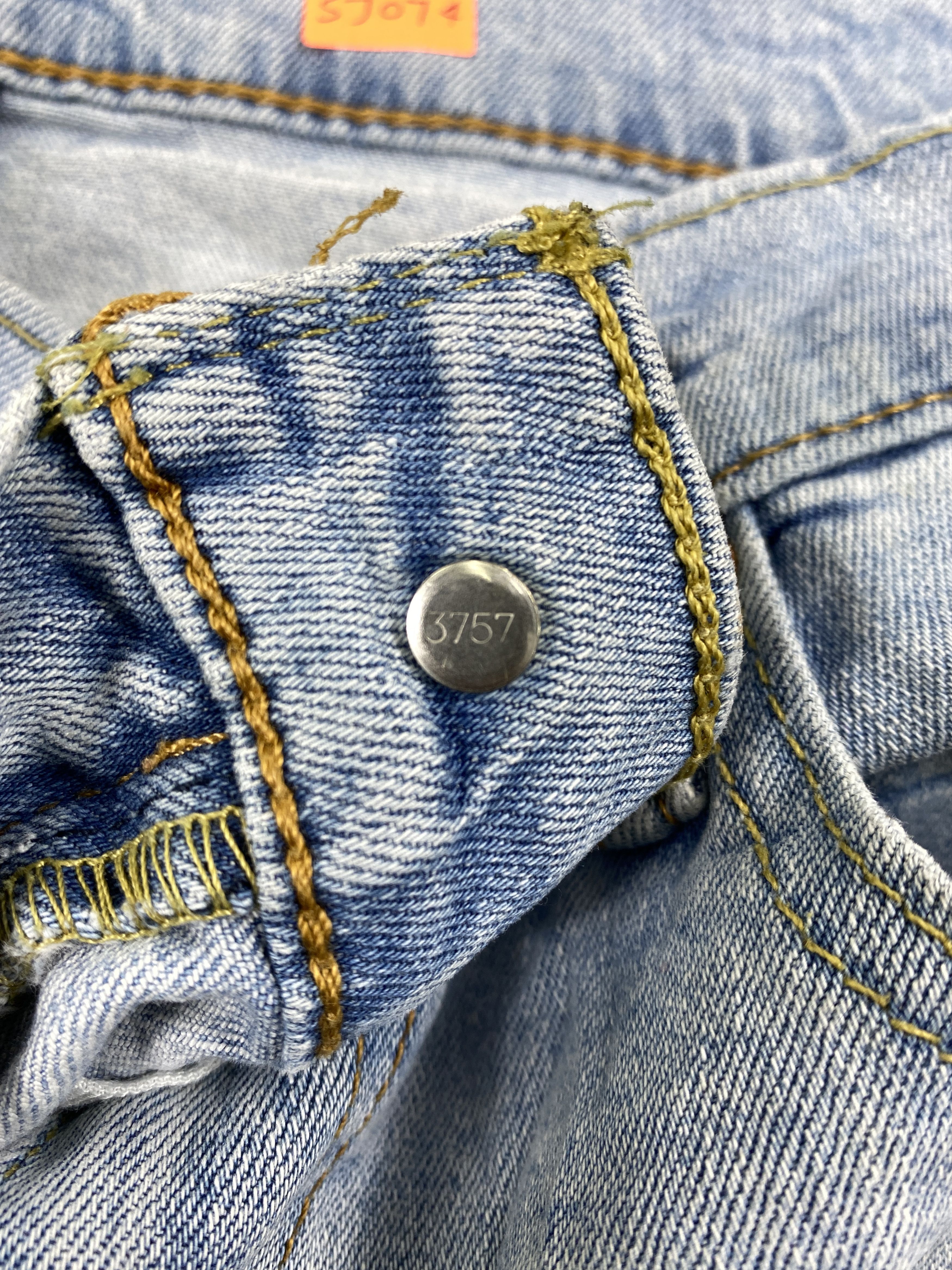 Levi's Light Blue Wash Vintage Levi's 30x28.5 Denim -SJ074 Size US 30 / EU 46 - 7 Thumbnail