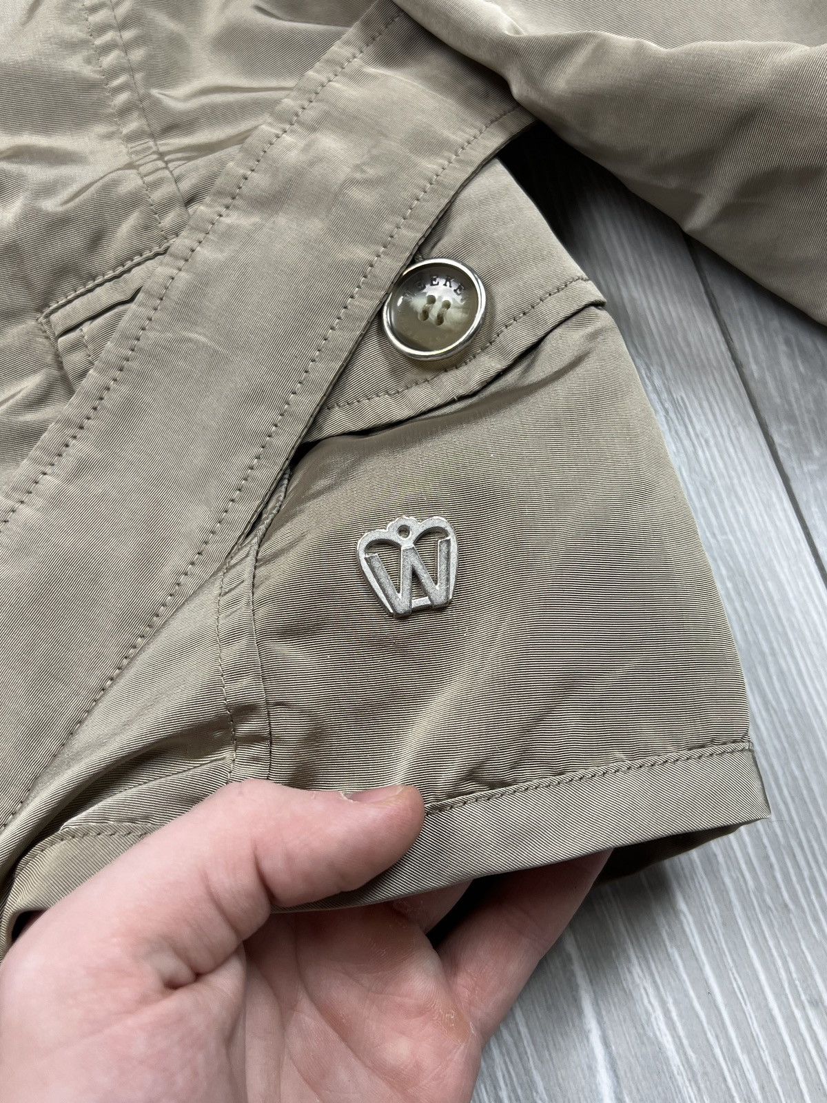 Weekend Max Mara Weekend Max Mara Belted Nylon Military Style Jacket (Y0040) Size L / US 10 / IT 46 - 4 Thumbnail