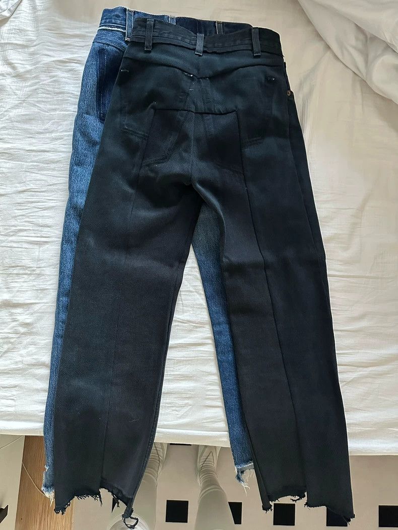 Vetements Vetements SizeXS 2017 deconstructed patched denim pants Size US 31 - 4 Thumbnail