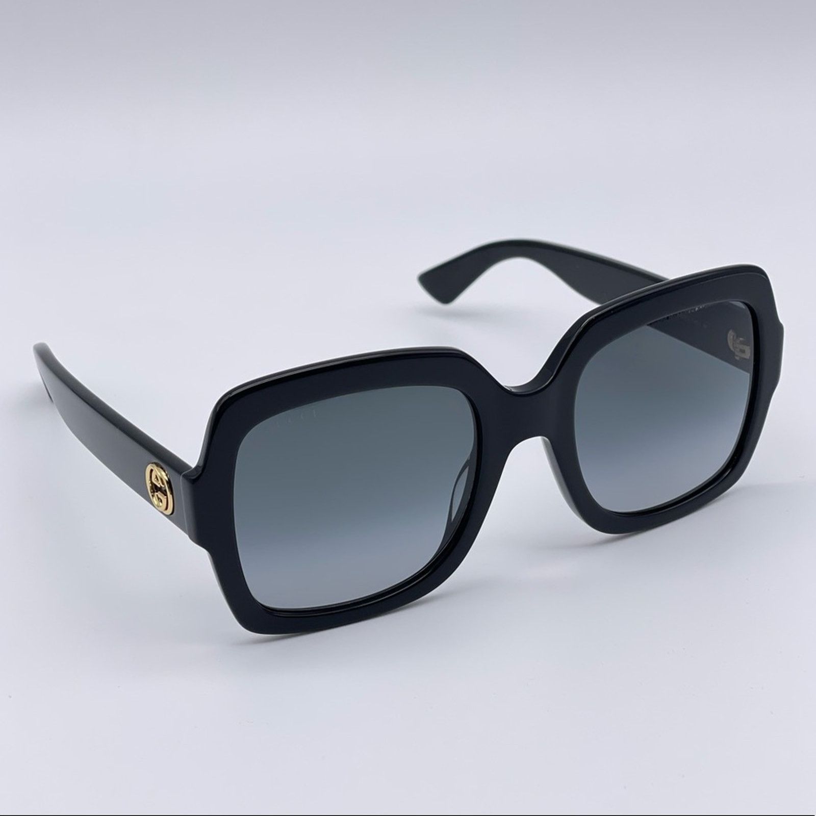 Gucci BRAND NEW GUCCI GG0036SN 001 Black/Grey Women Sunglasses Size ONE SIZE - 5 Thumbnail