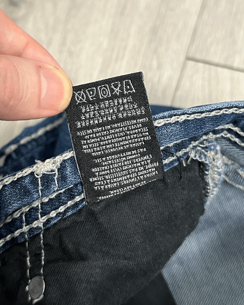 Affliction Vintage Y2K Affliction Black Premium Blake Denim Jeans 33x31 Size US 33 - 14 Thumbnail