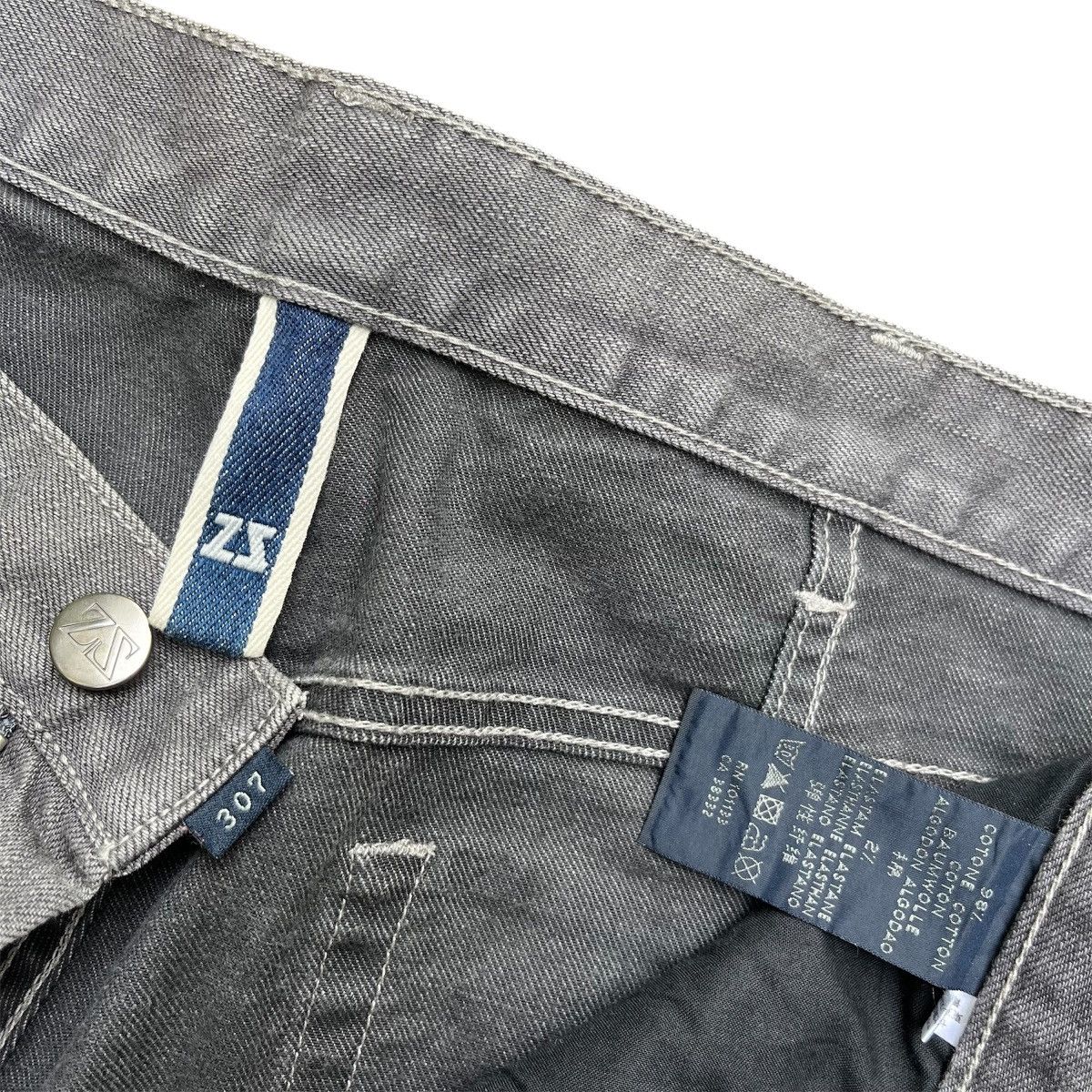 Z Zegna Grey Zegna Smart Denim Pants Size US 34 / EU 50 - 8 Thumbnail