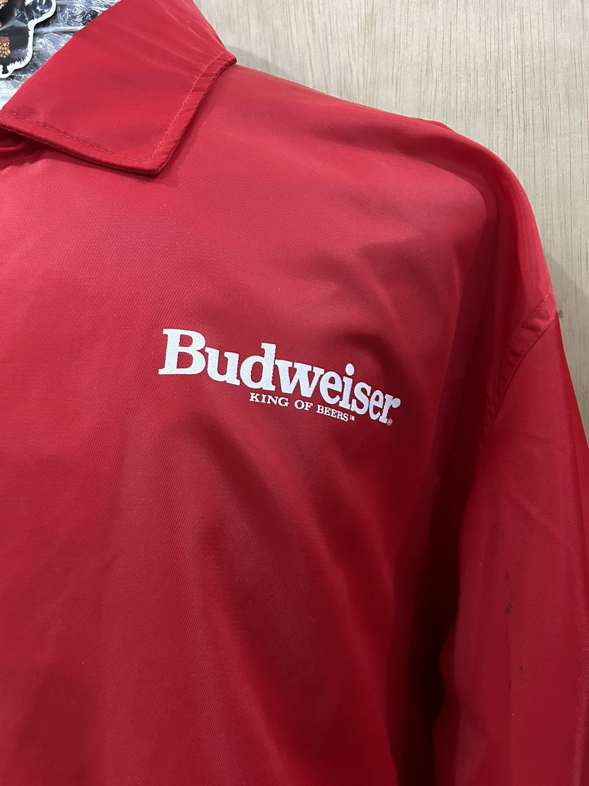 Budweiser Vintage 1990s Budweiser Bud After Bud Heavy Jacket Size US L / EU 52-54 / 3 - 3 Thumbnail