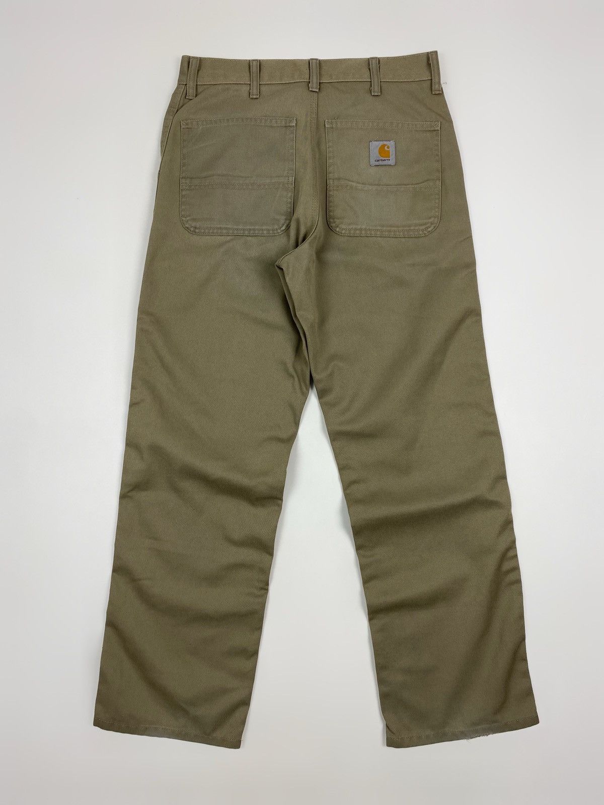 Carhartt Carhartt WIP Dyed Khaki Simple Pants 29X32 Size US 29 - 1 Thumbnail