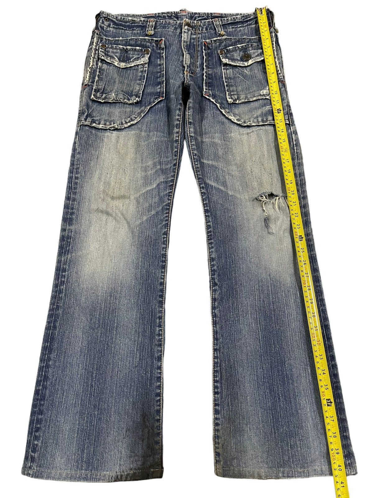 Edwin Vintage Edwin Bush Pant Style Distressed Baggy Jeans Size US 33 - 9 Thumbnail