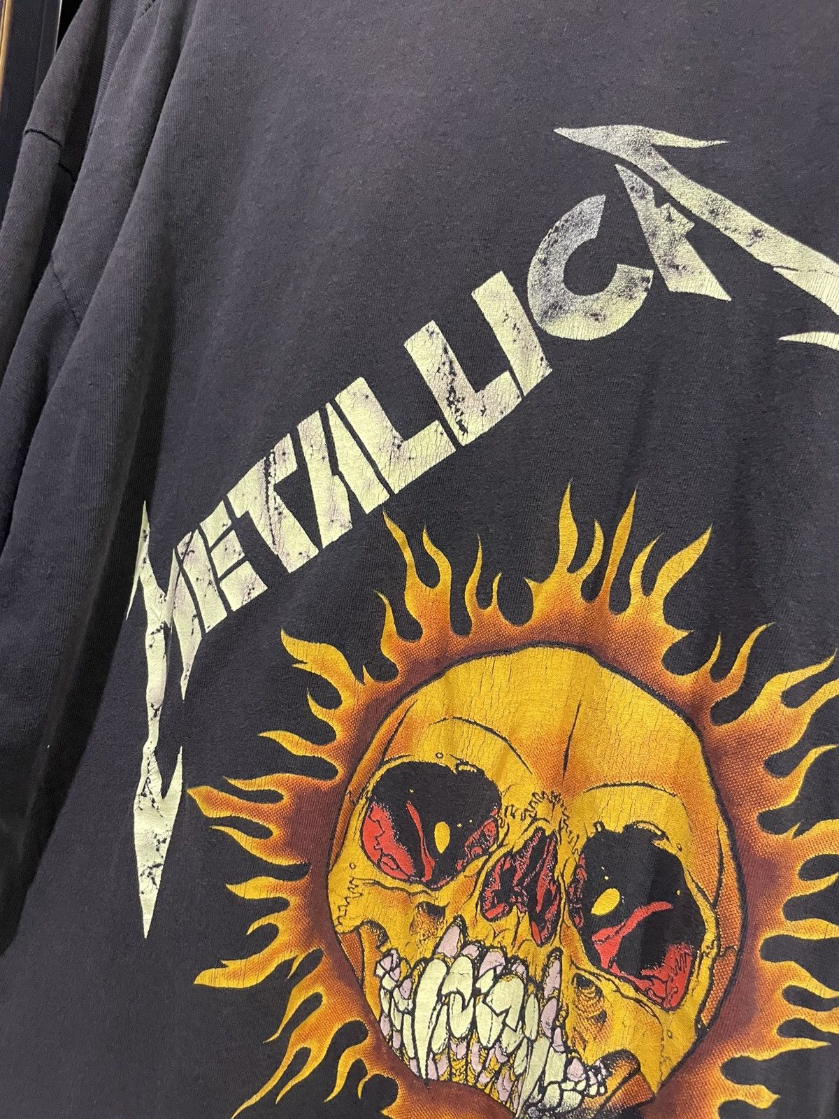Band Tees Vintage 1990s Metallica Pushead Sun Size US XL / EU 56 / 4 - 10 Thumbnail