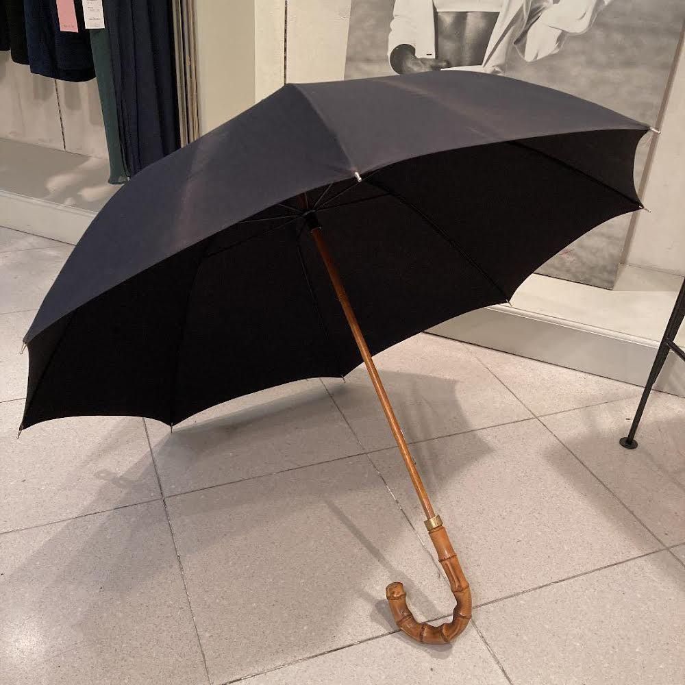 Y's for Men Y's For Men Bamboo Handle Umbrella Size ONE SIZE - 1 Thumbnail