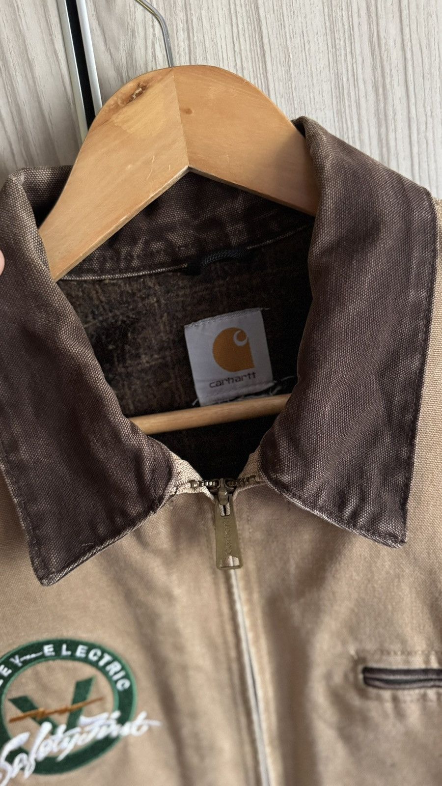 Vintage Vintage Carhartt Detroit Jacket J97 CML Size US XXL / EU 58 / 5 - 4 Thumbnail