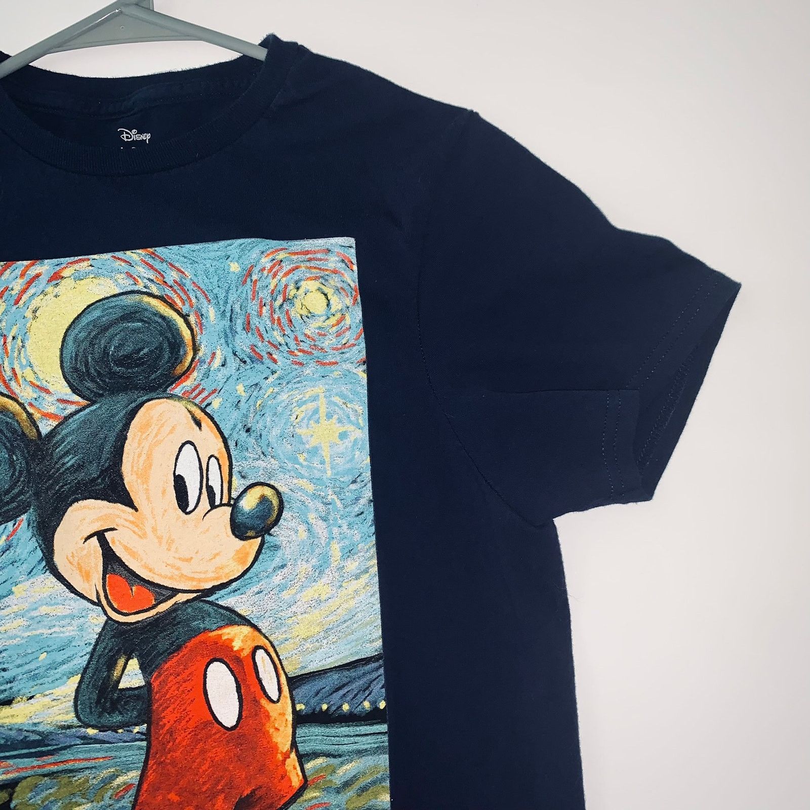 Disney Disney Mickey Mouse Van Gogh Starry Night Navy Blue T-Shirt Size US S / EU 44-46 / 1 - 6 Thumbnail