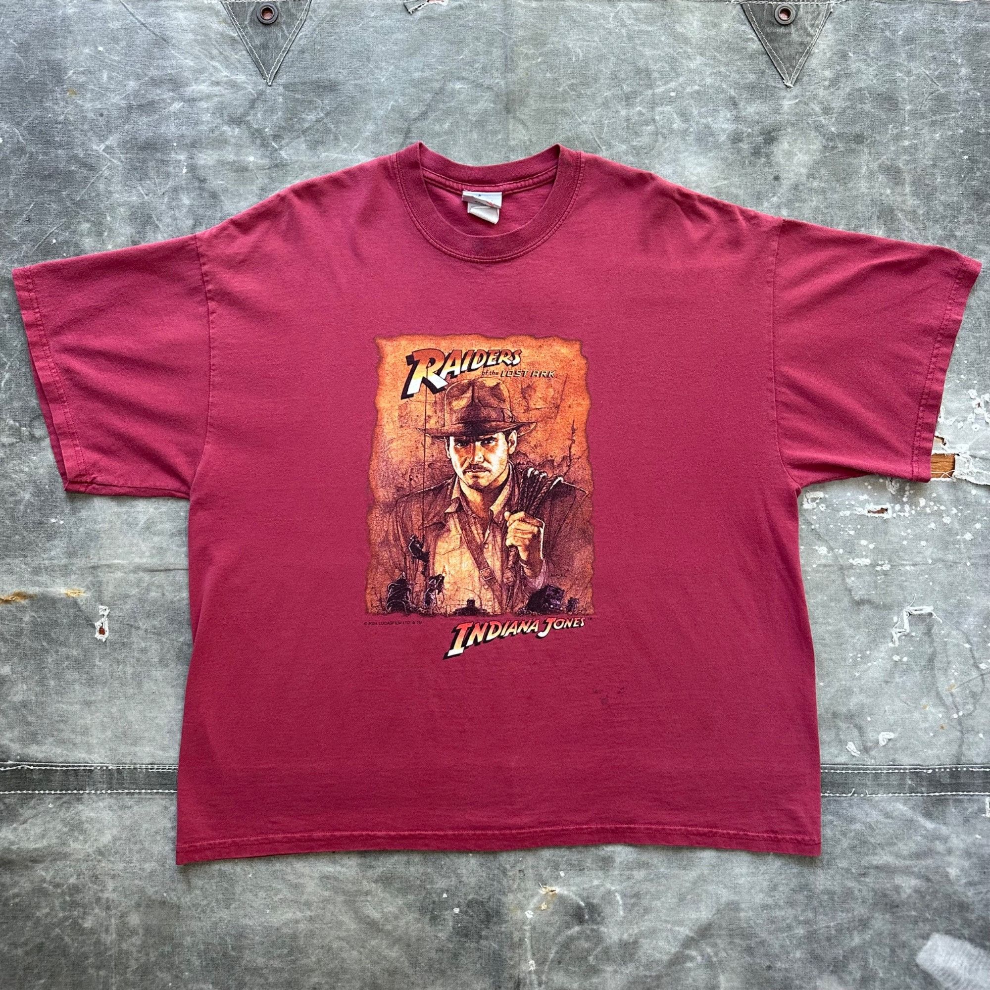 Disney × Vintage Vintage Disney Indiana Jones Raiders Of The Last Arc Movie R Size US XXL / EU 58 / 5 - 1 Thumbnail