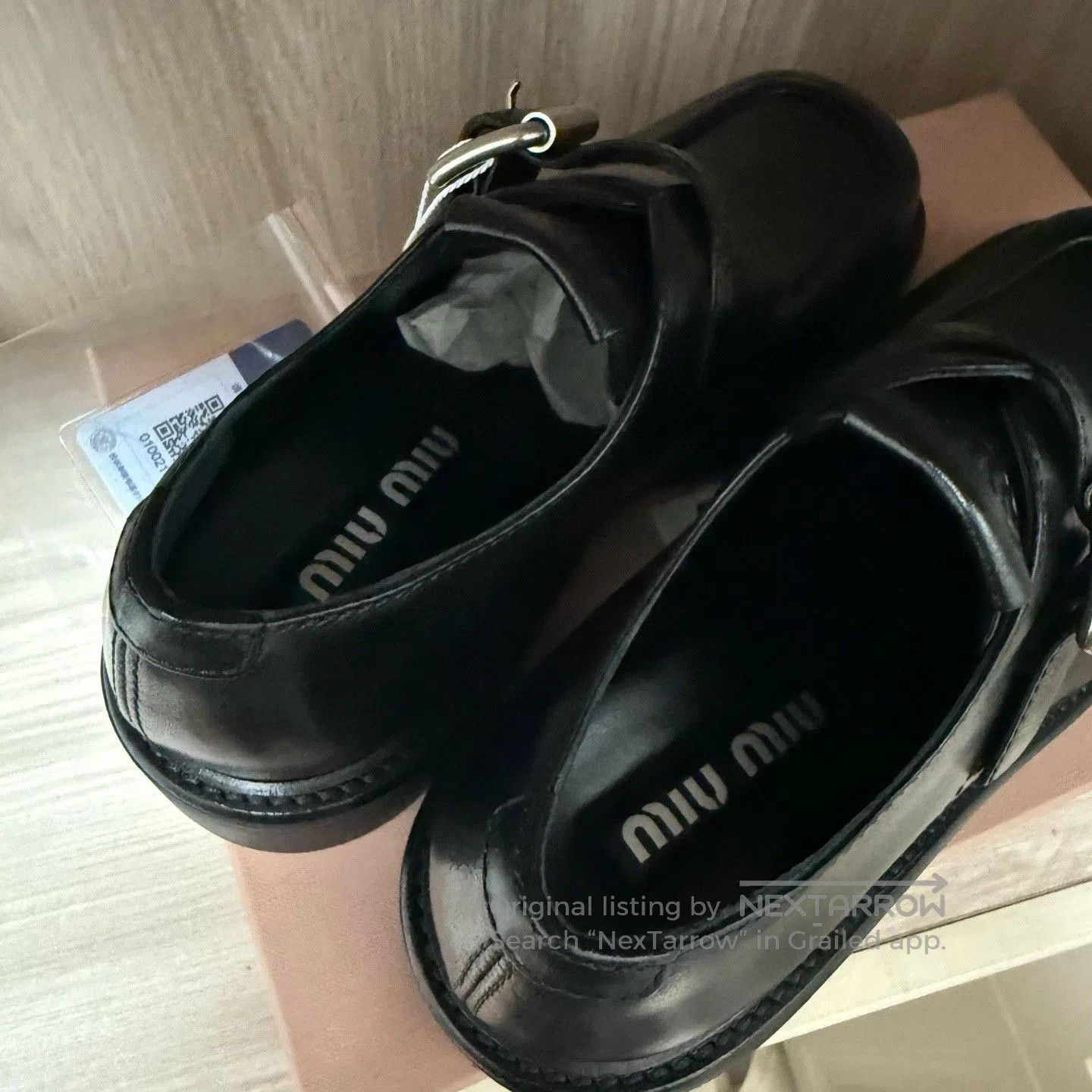 Miu Miu Miu Miu Retro Loafers Size 37.5. Size US 6.5 / IT 36.5 - 5 Thumbnail