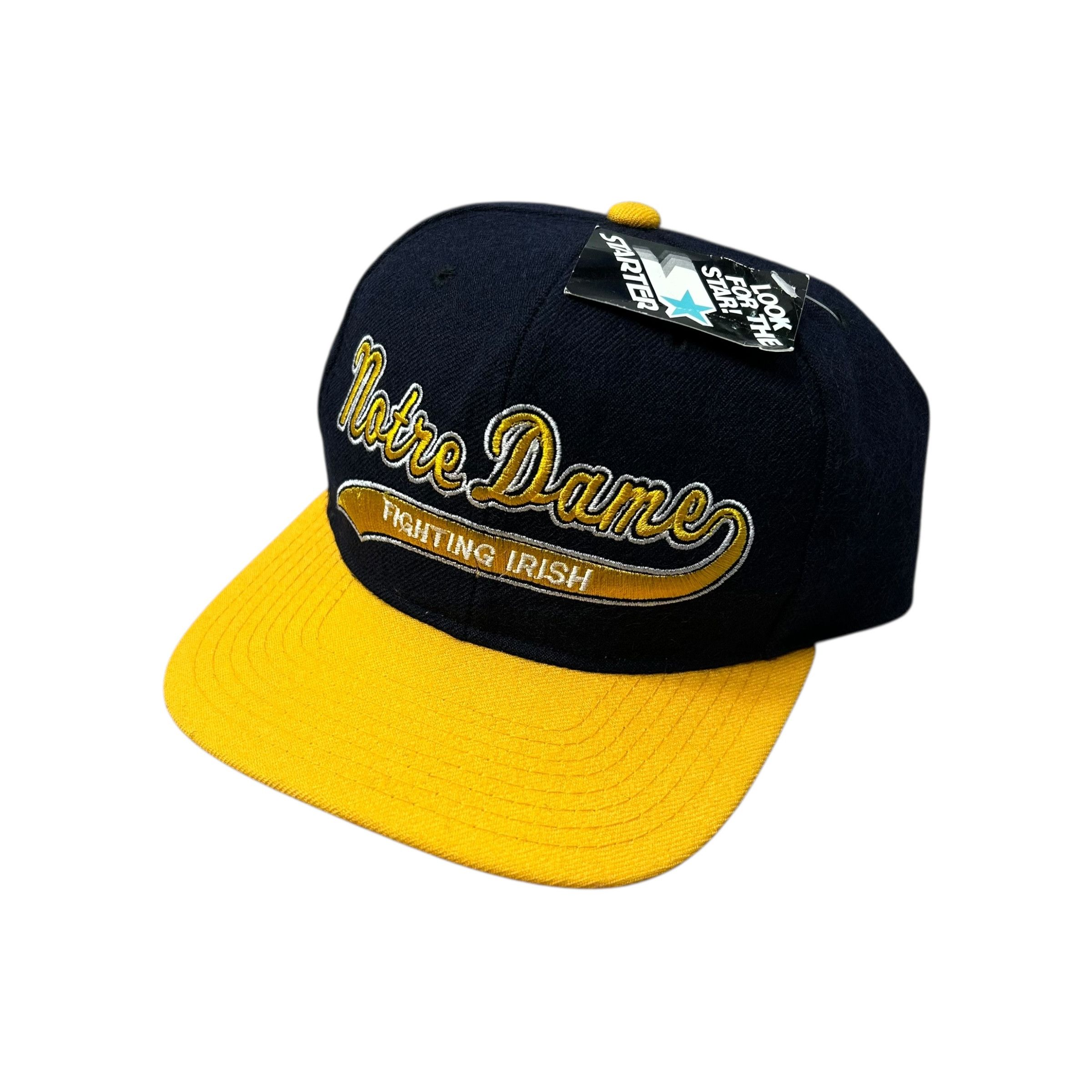 NCAA VTG NOTRE DAME FIGHTING IRISH STARTER SCRIPT LOGO SNAPBACK Size ONE SIZE - 2 Thumbnail