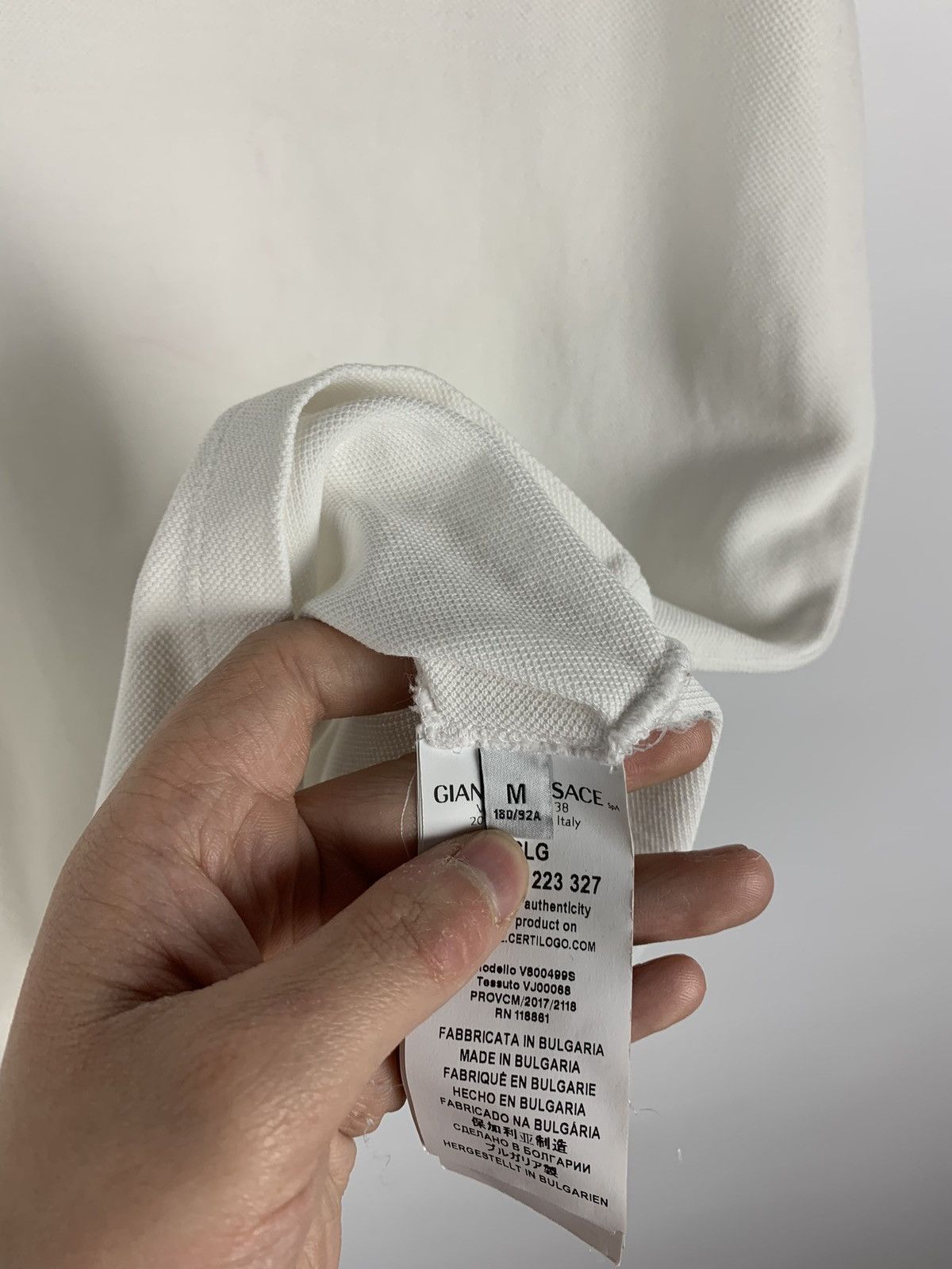 Versace Versace Collection Classic Polo Shirt Men’s Size M White Size US M / EU 48-50 / 2 - 8 Thumbnail