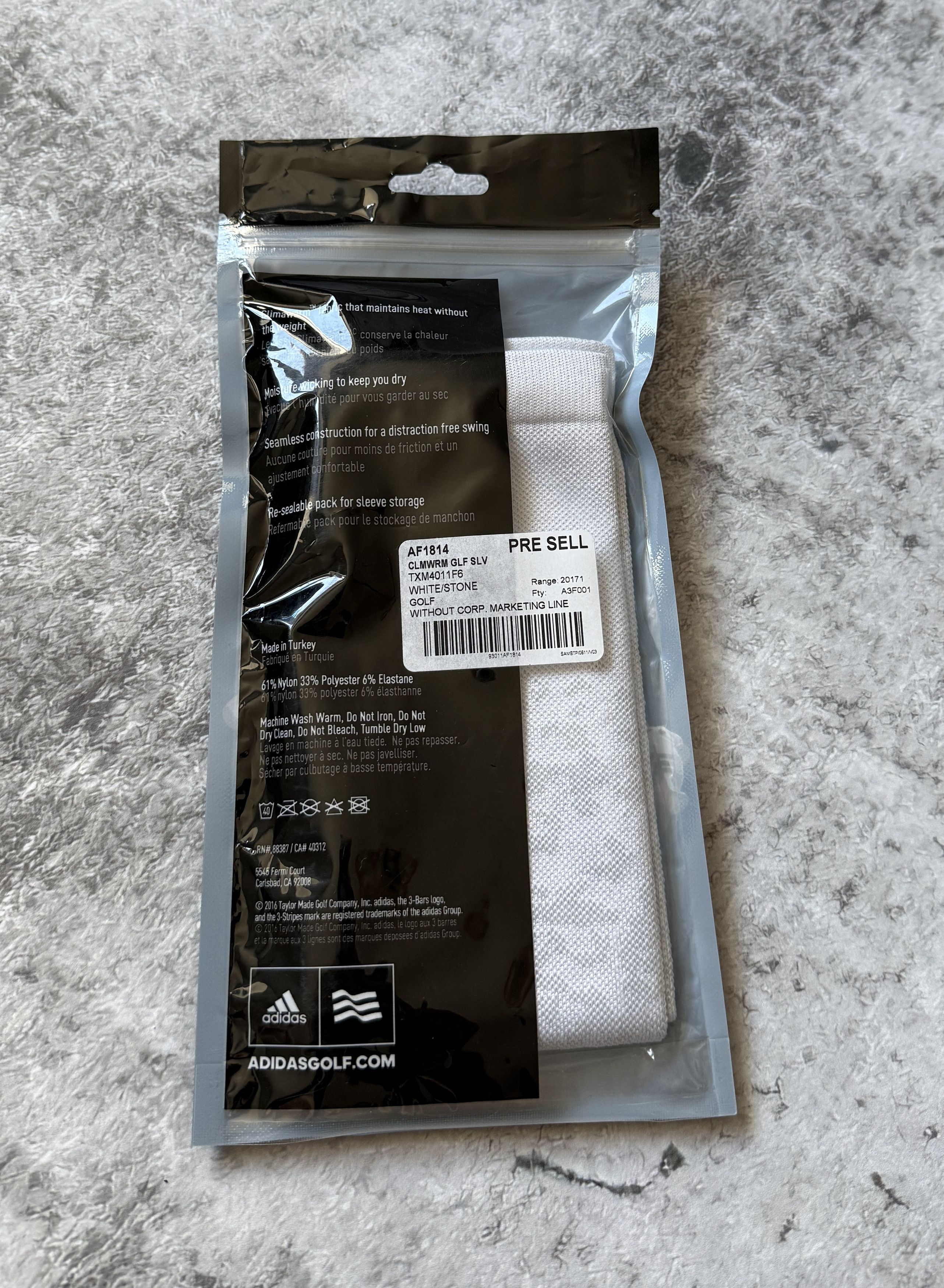 Adidas ADIDAS CLIMAWARM SEAMLESS GOLF SLEEVE AF1814 SIZE S\M Size 32 - 4 Thumbnail
