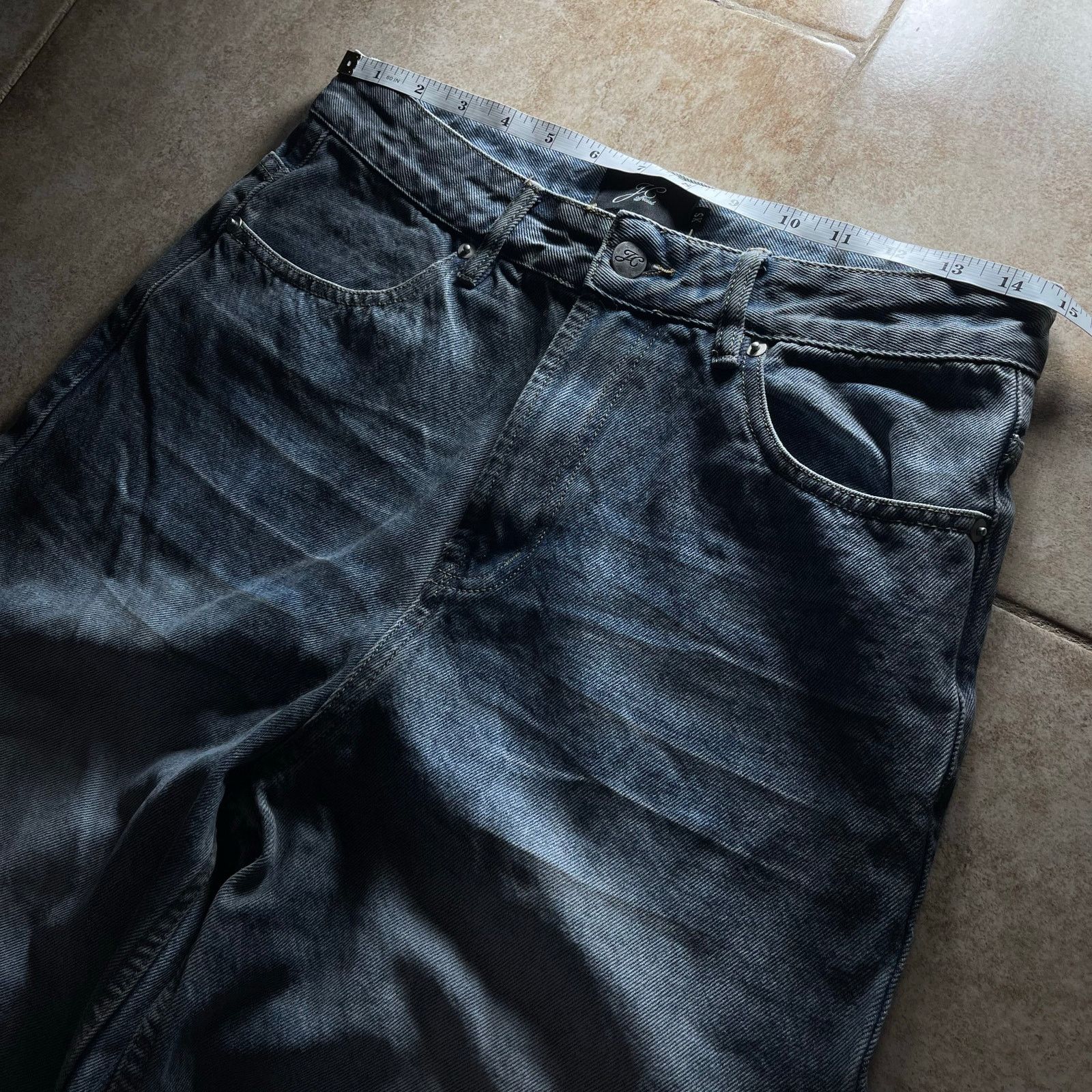Other Vintage Faded Wide-leg Baggy Blue Denim Jeans size 30 Size US 30 / EU 46 - 8 Thumbnail