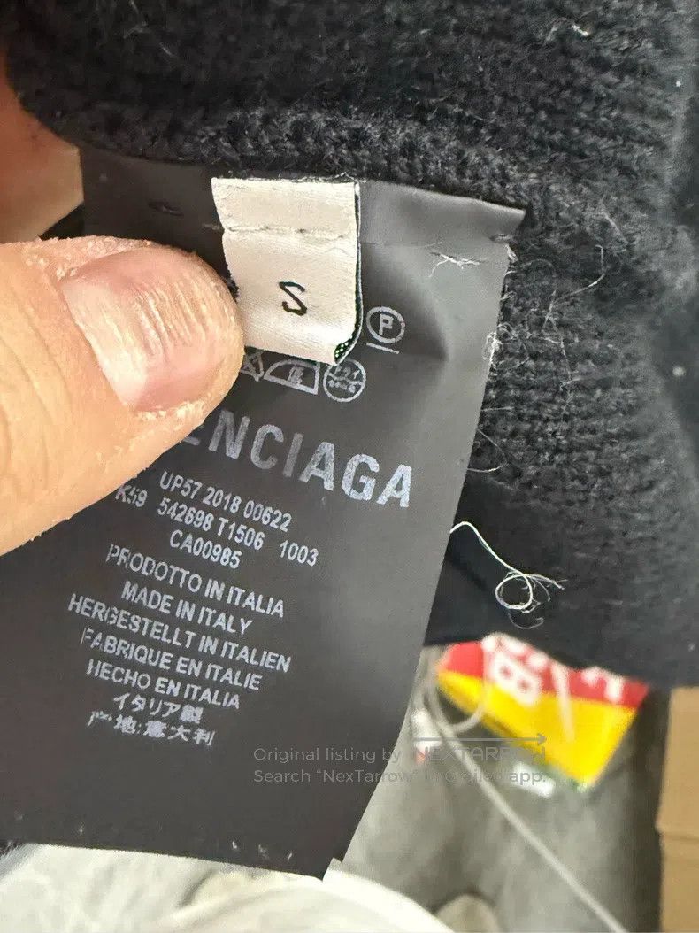 Balenciaga Balenciaga Double B Wheat Ear Rainbow Embroidered Hooded S Size US S / EU 44-46 / 1 - 3 Thumbnail
