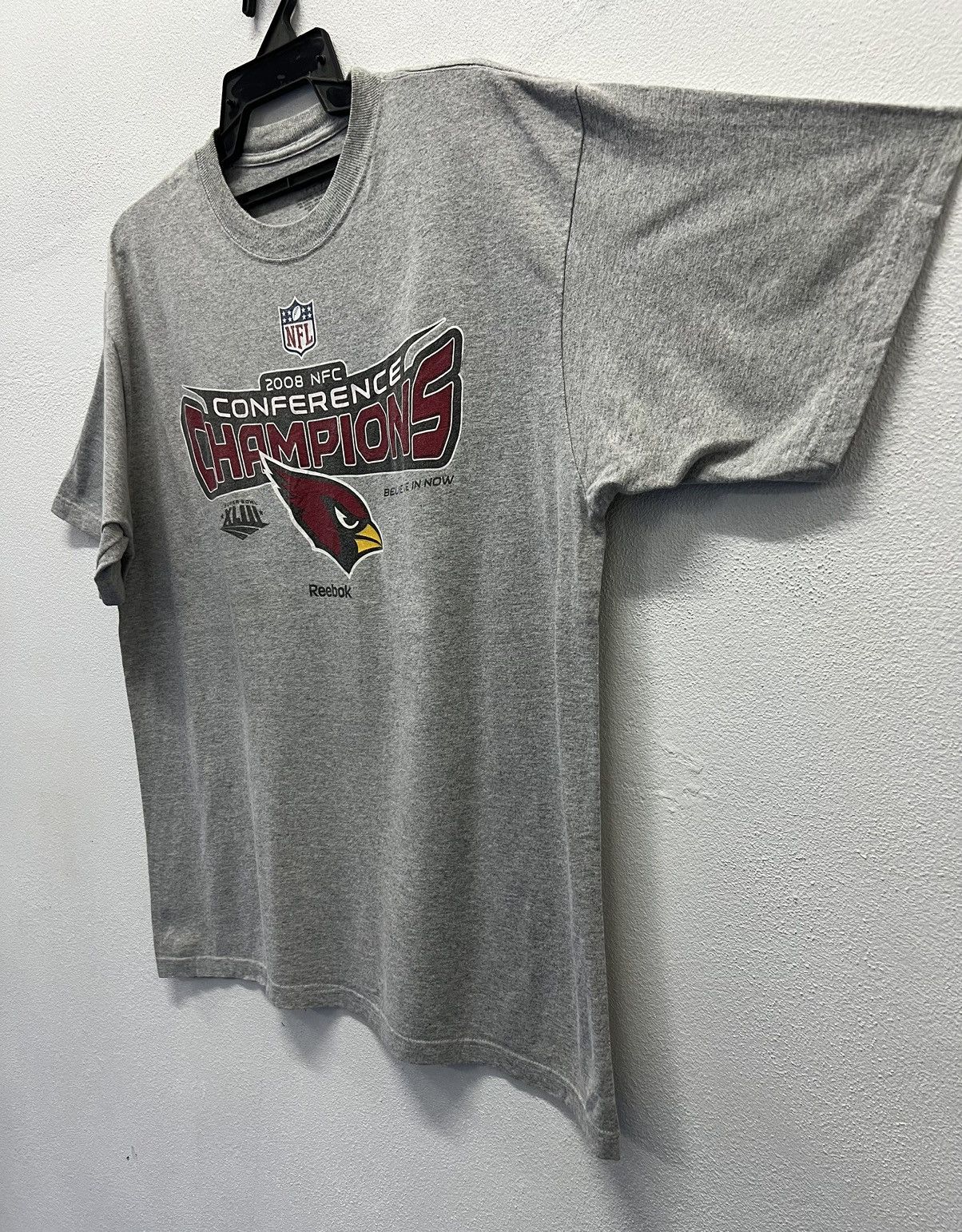 Reebok × Vintage 🔥grailsale🔥 REEBOK 2008 NFC CONFERENCE CHAMPION SHIRT Size US L / EU 52-54 / 3 - 4 Thumbnail