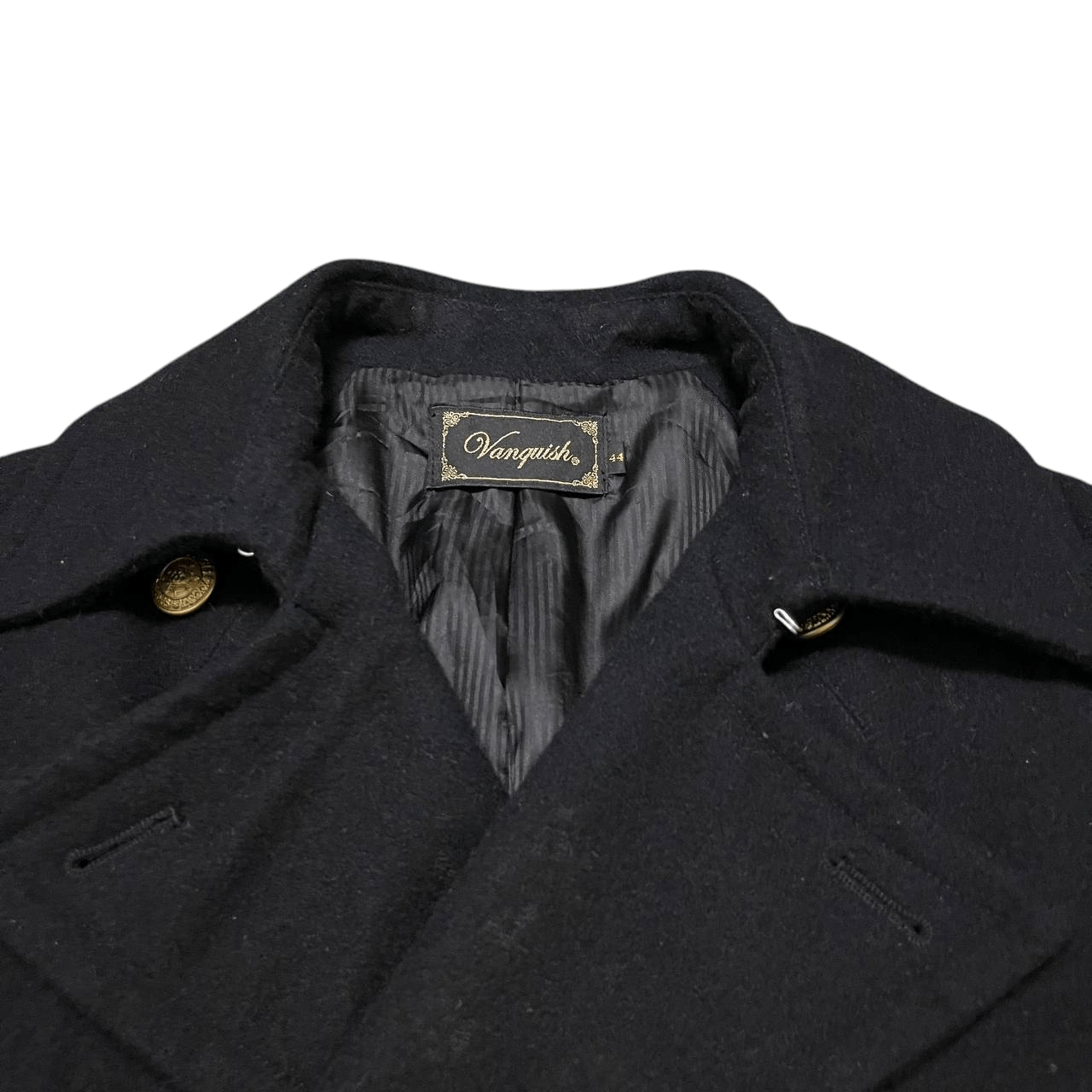 Vanquish Vanquish Wool Coat Double Breasted Gold Button Size US M / EU 48-50 / 2 - 9 Thumbnail