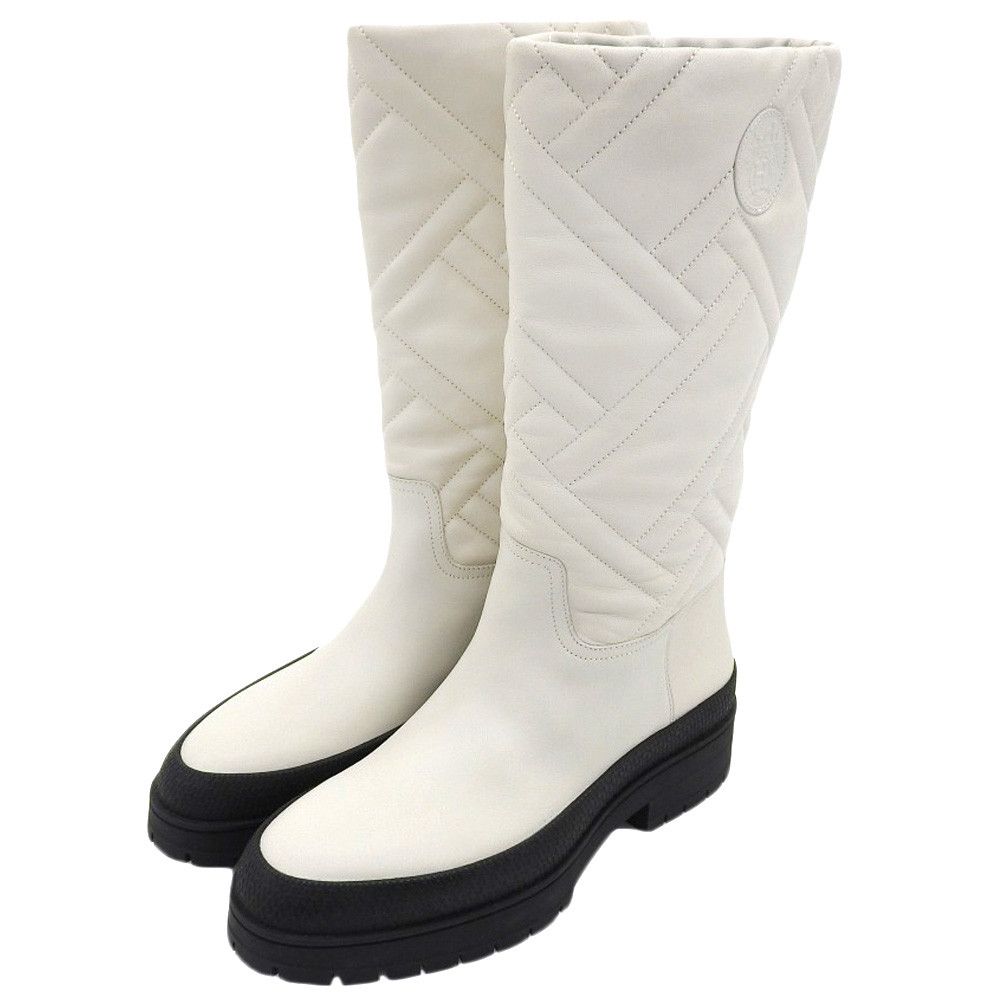 Hermes Hermes Hermes FUJI Leather Long Boots Leather Shoes DUTY FREE for USA Size ONE SIZE - 1 Thumbnail