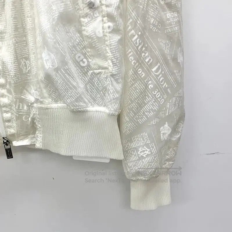 Dior Dior Men's White Silk Bomber Jacket . Size US L / EU 52-54 / 3 - 4 Thumbnail