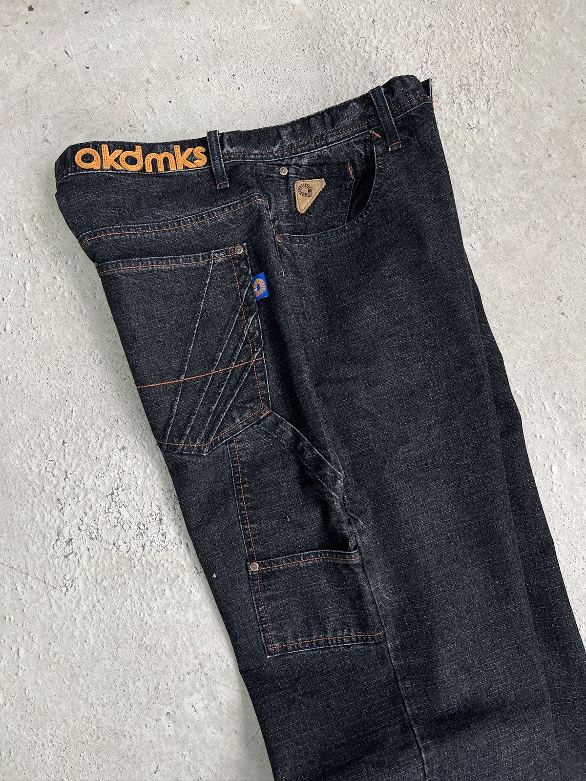 Akademiks Rare baggy fit jnco style distressed jeans y2k style Size US 34 / EU 50 - 14 Thumbnail