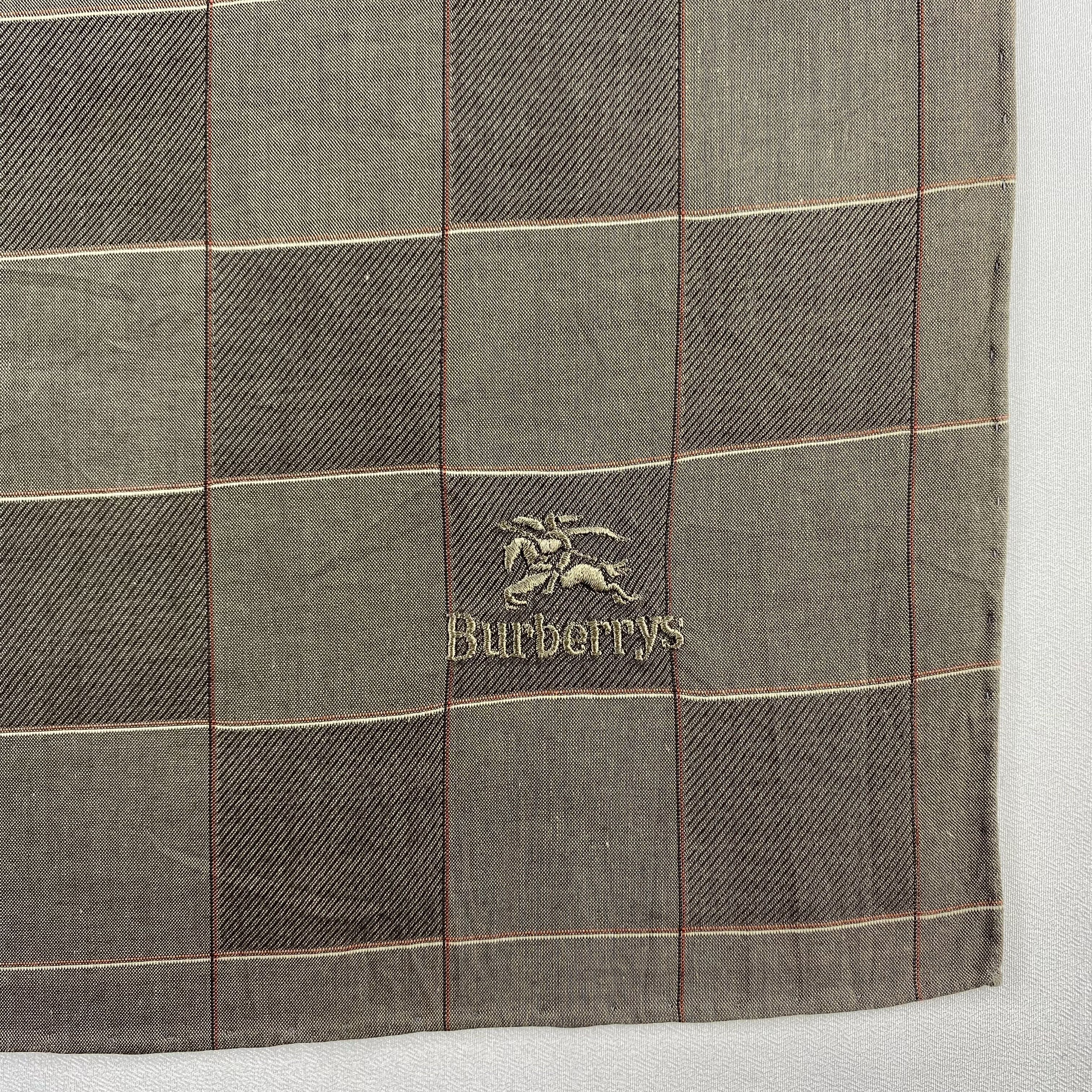 Burberry × Vintage Burberry Handkerchief / Neckerchief / Bandana-P611 Size ONE SIZE - 3 Thumbnail
