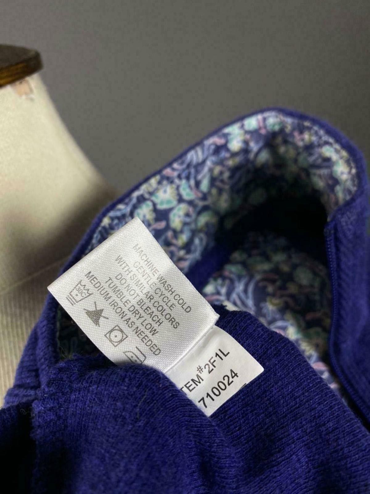 Orvis Men Orvis Blue High Neck 1/4 Zip Long Sleeve Sweater Size L Size US L / EU 52-54 / 3 - 12 Thumbnail