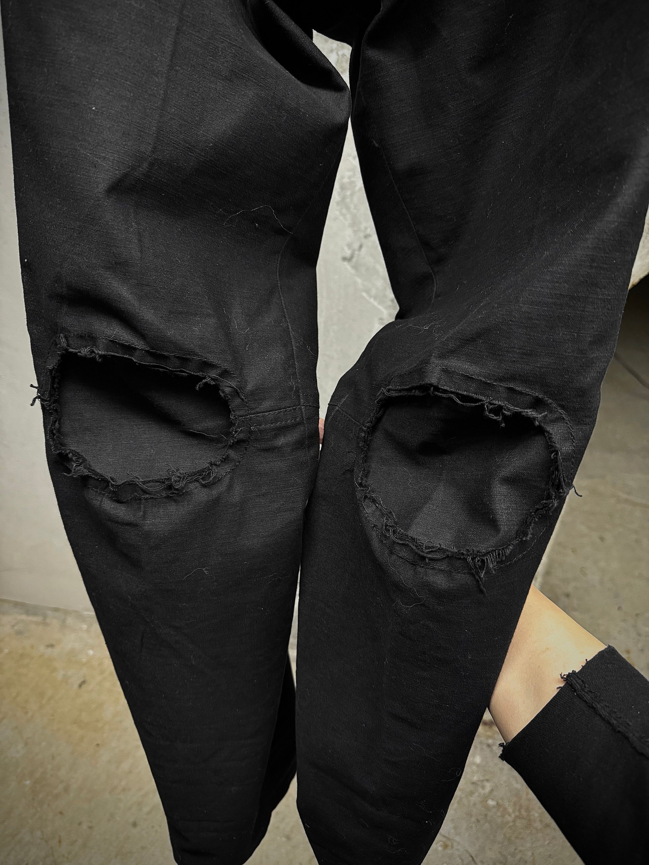 Christopher Nemeth Christopher Nemeth Repaired Knee Denim Size US 30 / EU 46 - 3 Thumbnail