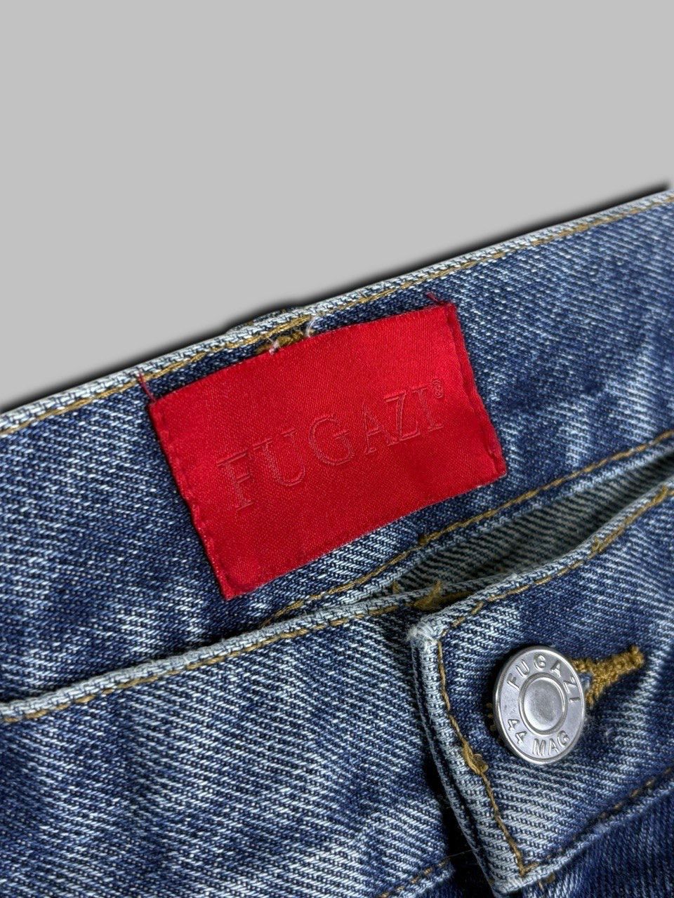 Fugazi Fugazi Chain Splatter Jeans Dark Washed Size US 32 / EU 48 - 16 Thumbnail