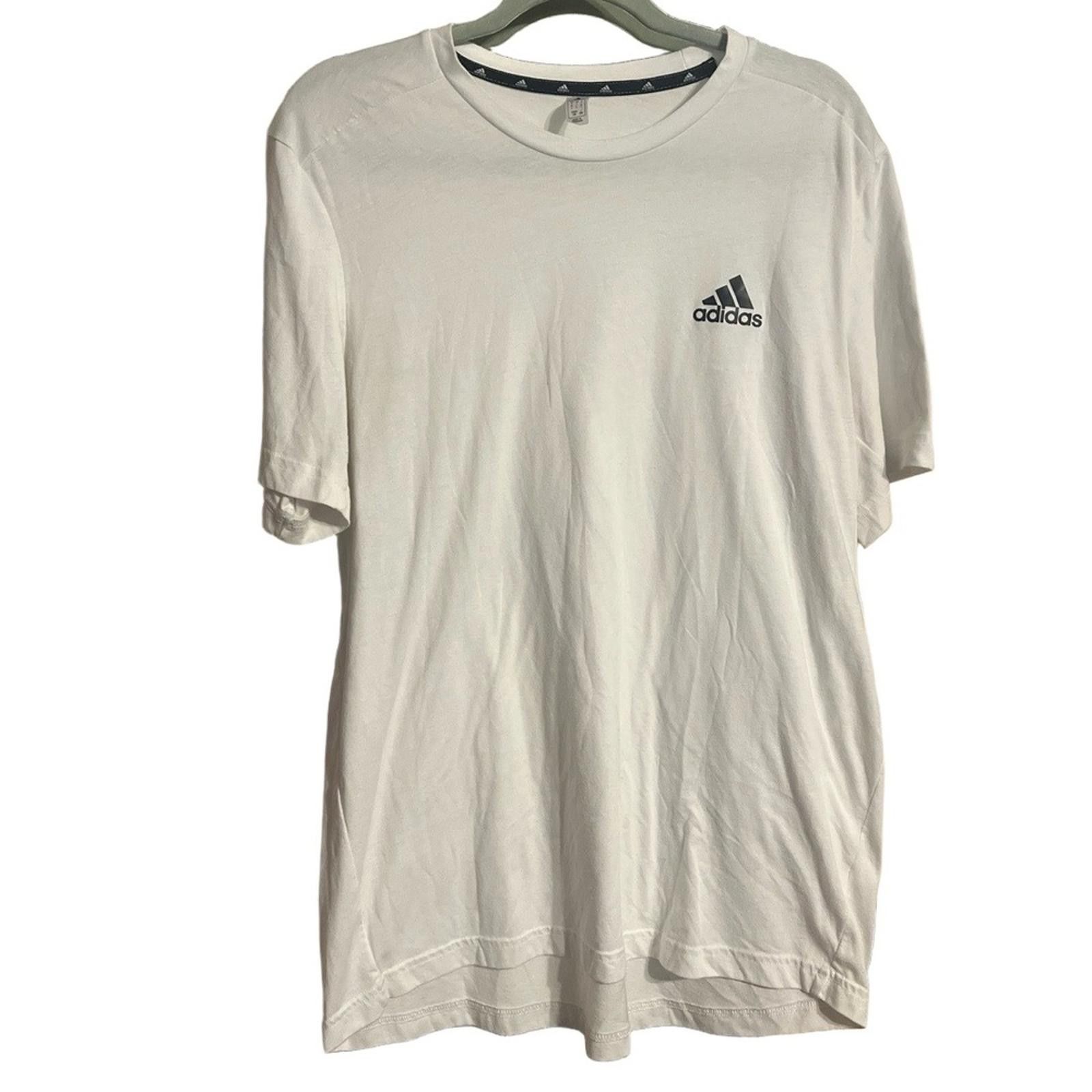Adidas Adidas T-Shirt AEROREADY L White Black Classic Crew Neck Size US L / EU 52-54 / 3 - 2 Thumbnail