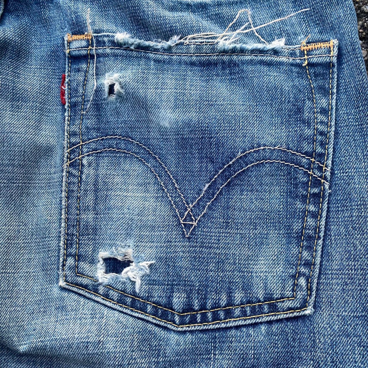 Kapital Vintage 90s Levis 503 Distressed Denim Size US 32 / EU 48 - 17 Thumbnail
