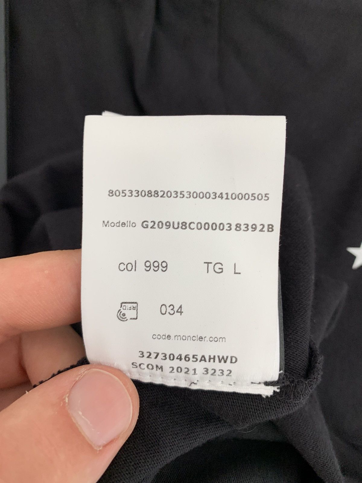 Hiroshi Fujiwara × Moncler Moncler × Hiroshi Fujiwara FRGMT T- Size US L / EU 52-54 / 3 - 24 Thumbnail