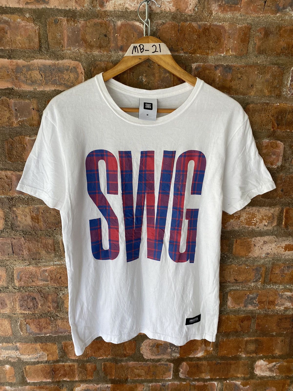 Swagger 🔥Vintage Swagger Check SWG tee Size US M / EU 48-50 / 2 - 2 Thumbnail