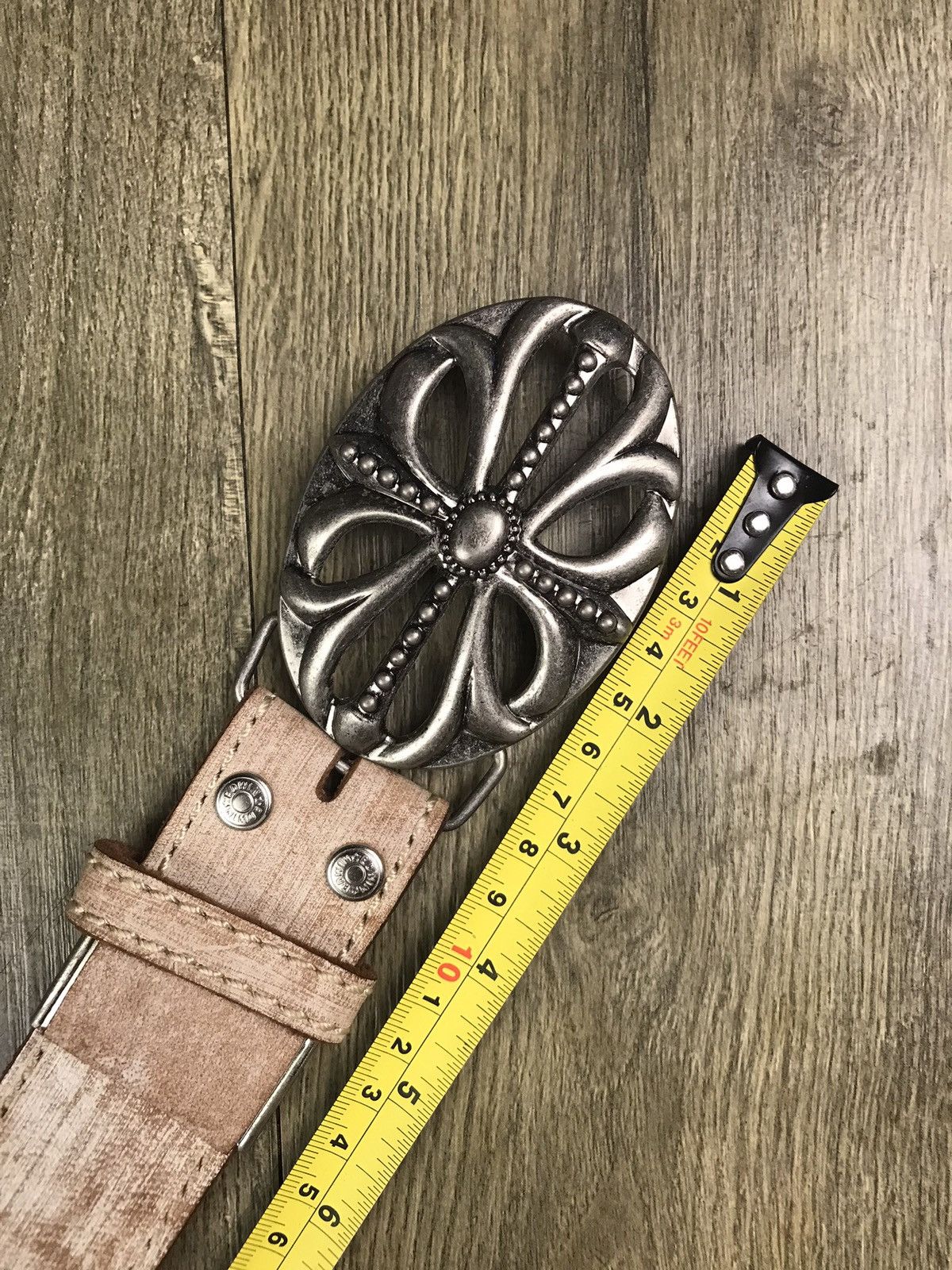 Edwin × Japanese Brand EDWIN CROSS LEATHER WAIST BELT INSPIRED CHROME HEARTS Size ONE SIZE - 16 Thumbnail