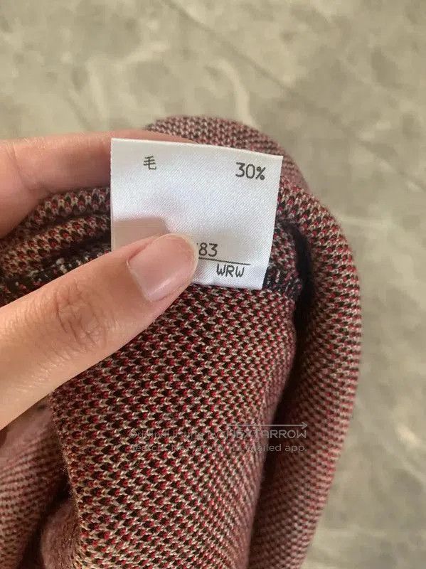 Burberry Burberry Colorblock Wool Knit Long Sleeve Dress. Size M / US 6-8 / IT 42-44 - 6 Thumbnail