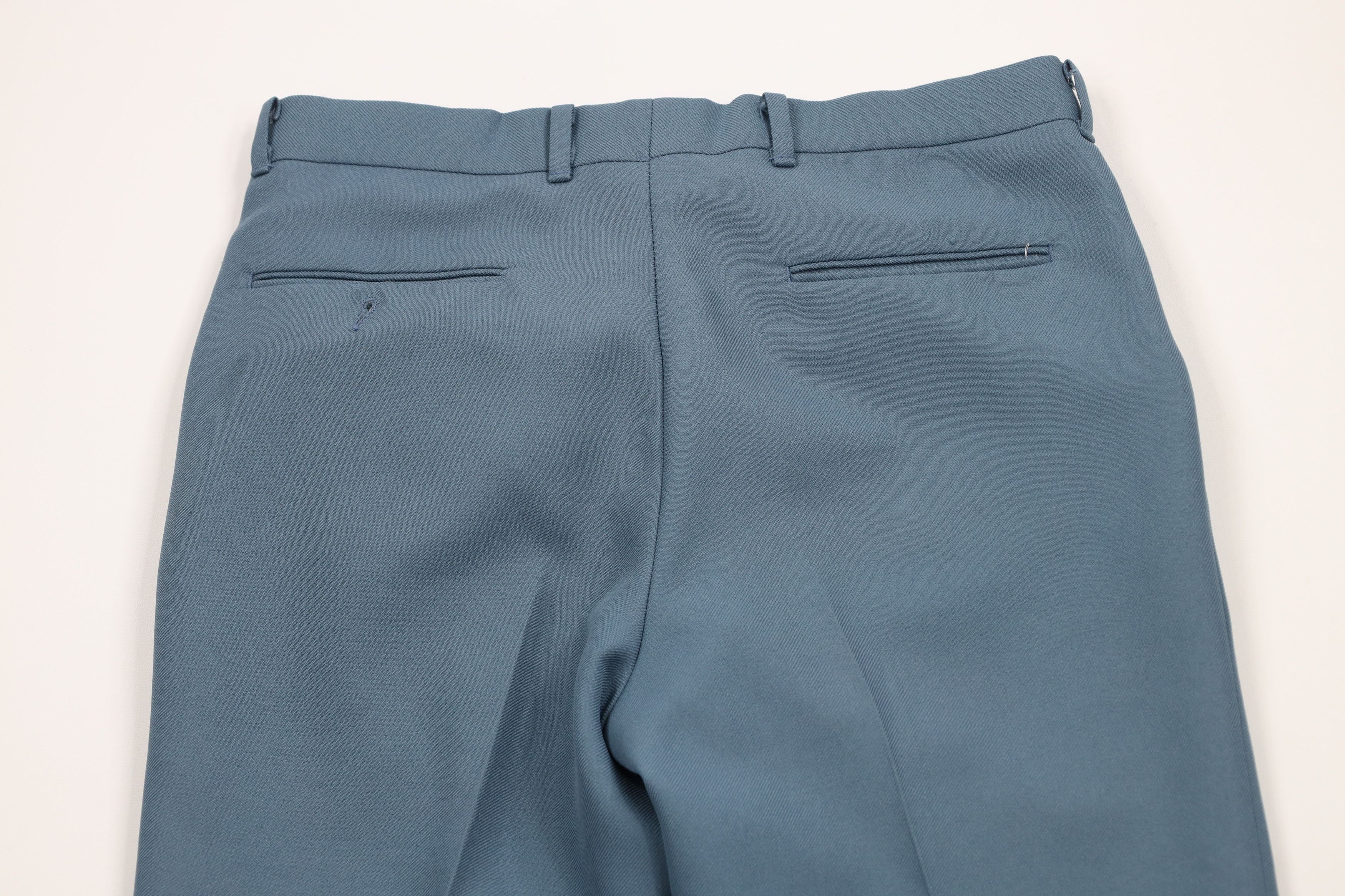 Vintage Vintage 70s Streetwear Leg Chino Pants Blue Polyester USA Size US 32 / EU 48 - 10 Thumbnail