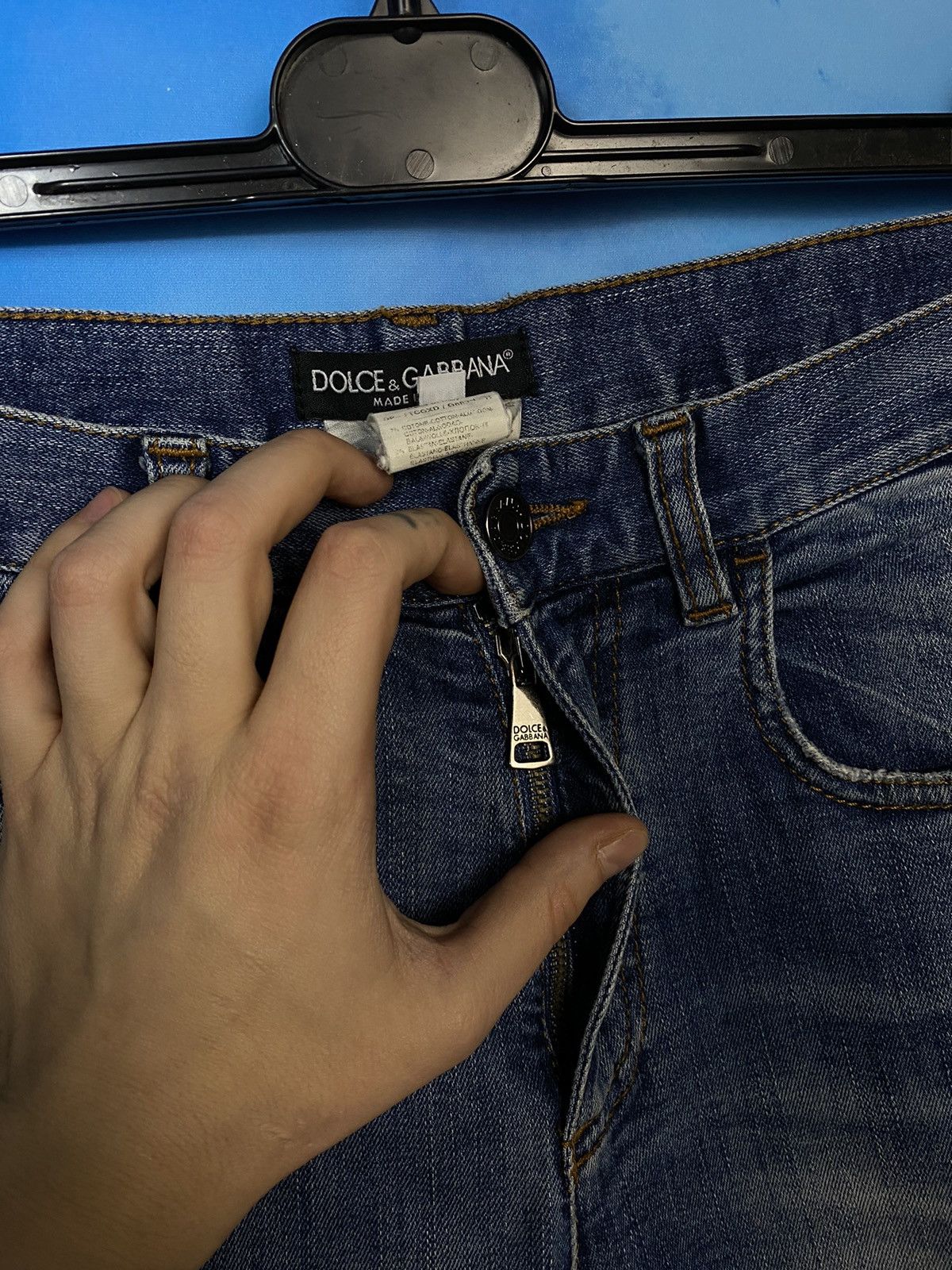 Dolce & Gabbana × Vintage 💥 Dolce & Gabbana y2k ripper jeans Size US 28 / EU 44 - 9 Thumbnail