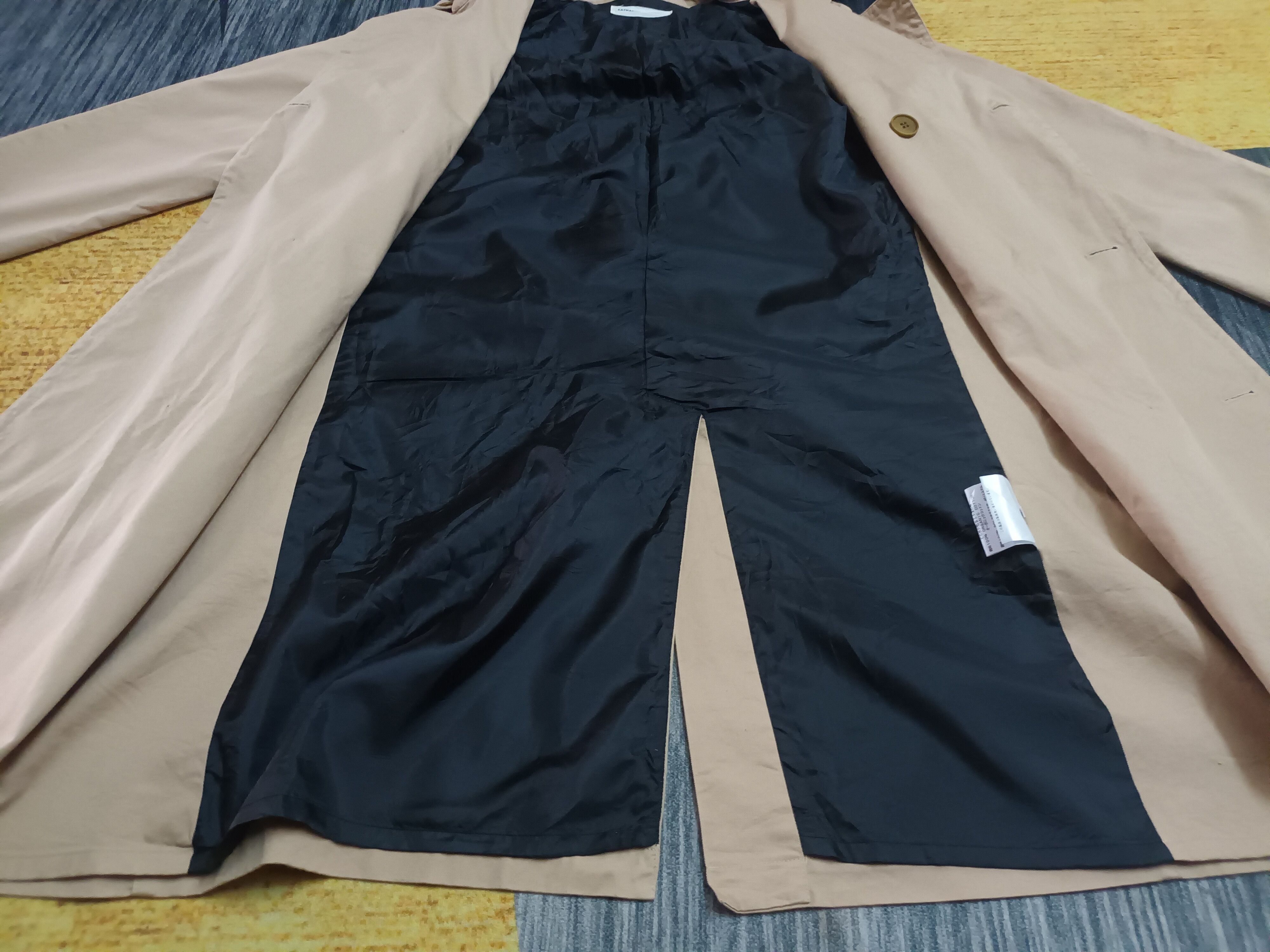 Katharine Hamnett London 🔥 KATHARINE E HAMNETT LONG COAT / JACKET 🔥 Size L / US 10 / IT 46 - 13 Thumbnail