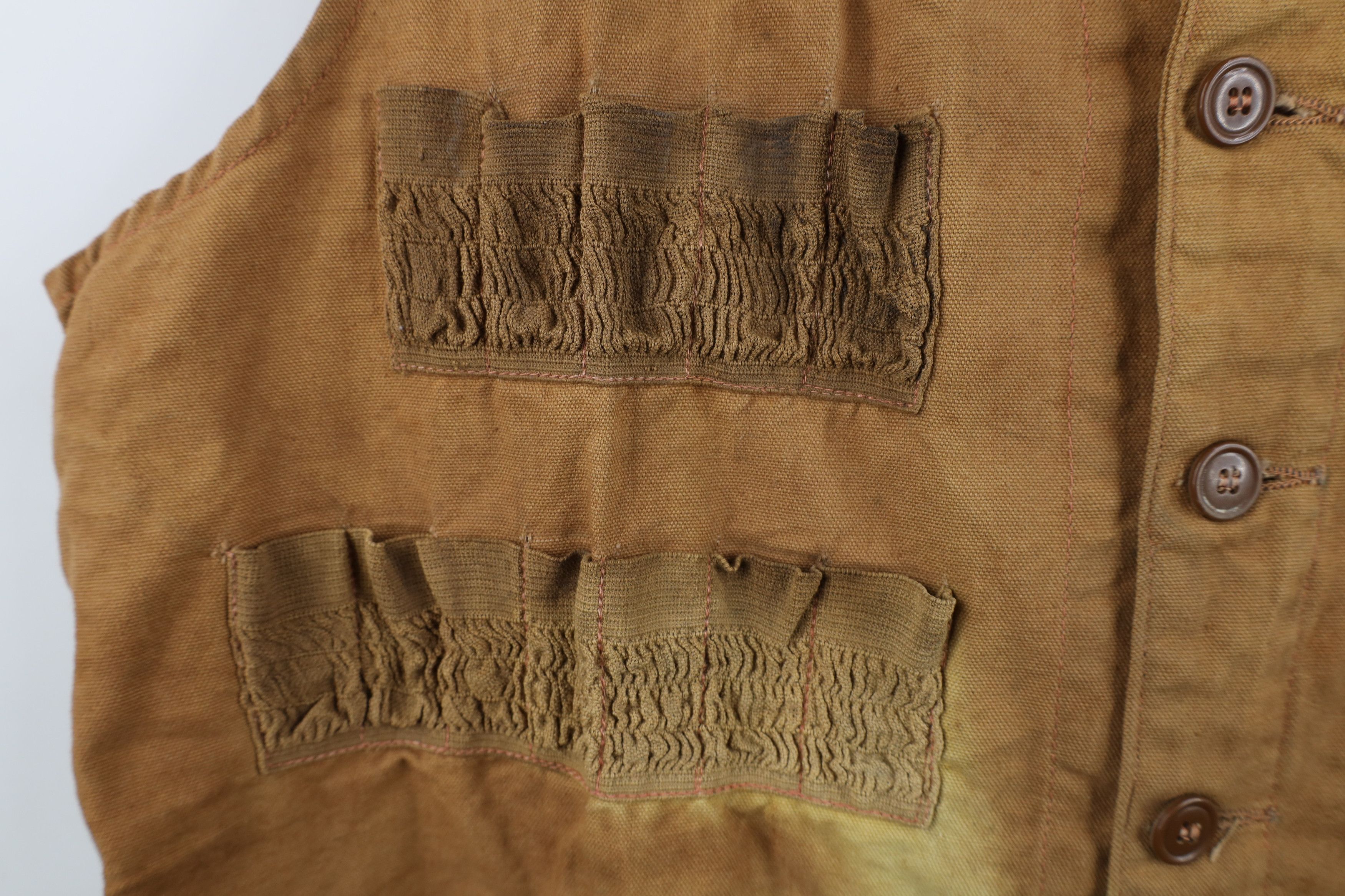 Vintage Vintage 60s Streetwear Hunting Birding Vest Jacket Brown Size US XL / EU 56 / 4 - 5 Thumbnail