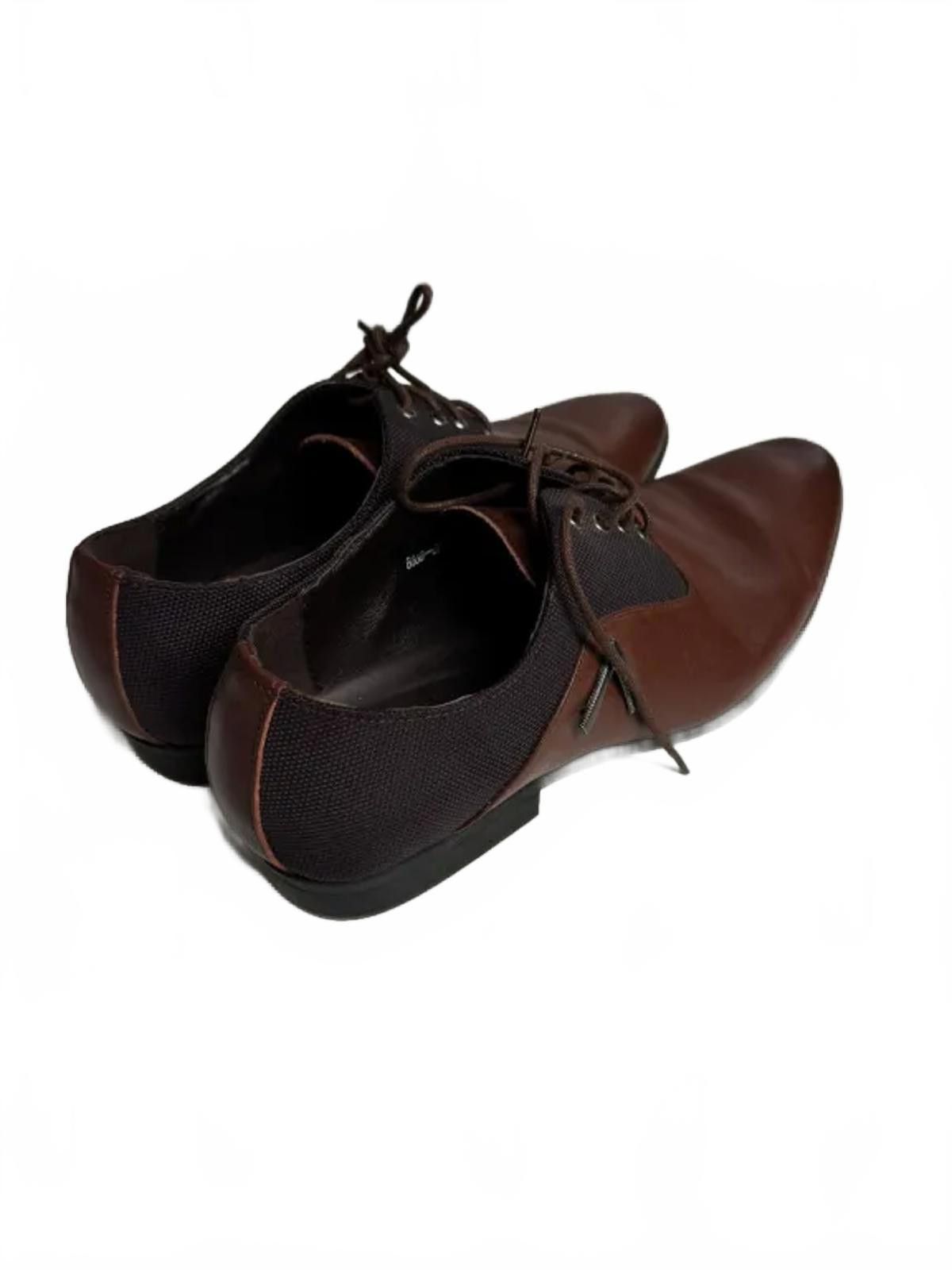 Designer Chengfa Stylish Brown Leather Shoes Size US 10 / EU 43 - 2 Thumbnail