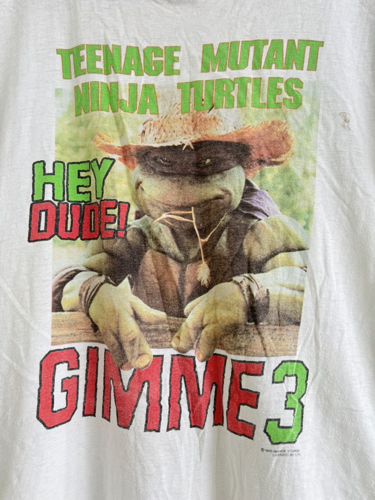 Vintage Vinatge 90’s Teenage Mutant Ninja Turtles Tee Rare Shirt Size US M / EU 48-50 / 2 - 5 Thumbnail