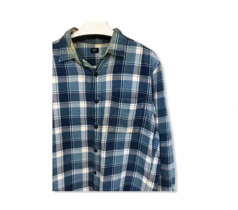 Japanese Brand Japanese Brand Uniqlo Plaid Tartan Button Up Shirt Size US M / EU 48-50 / 2 - 2 Thumbnail