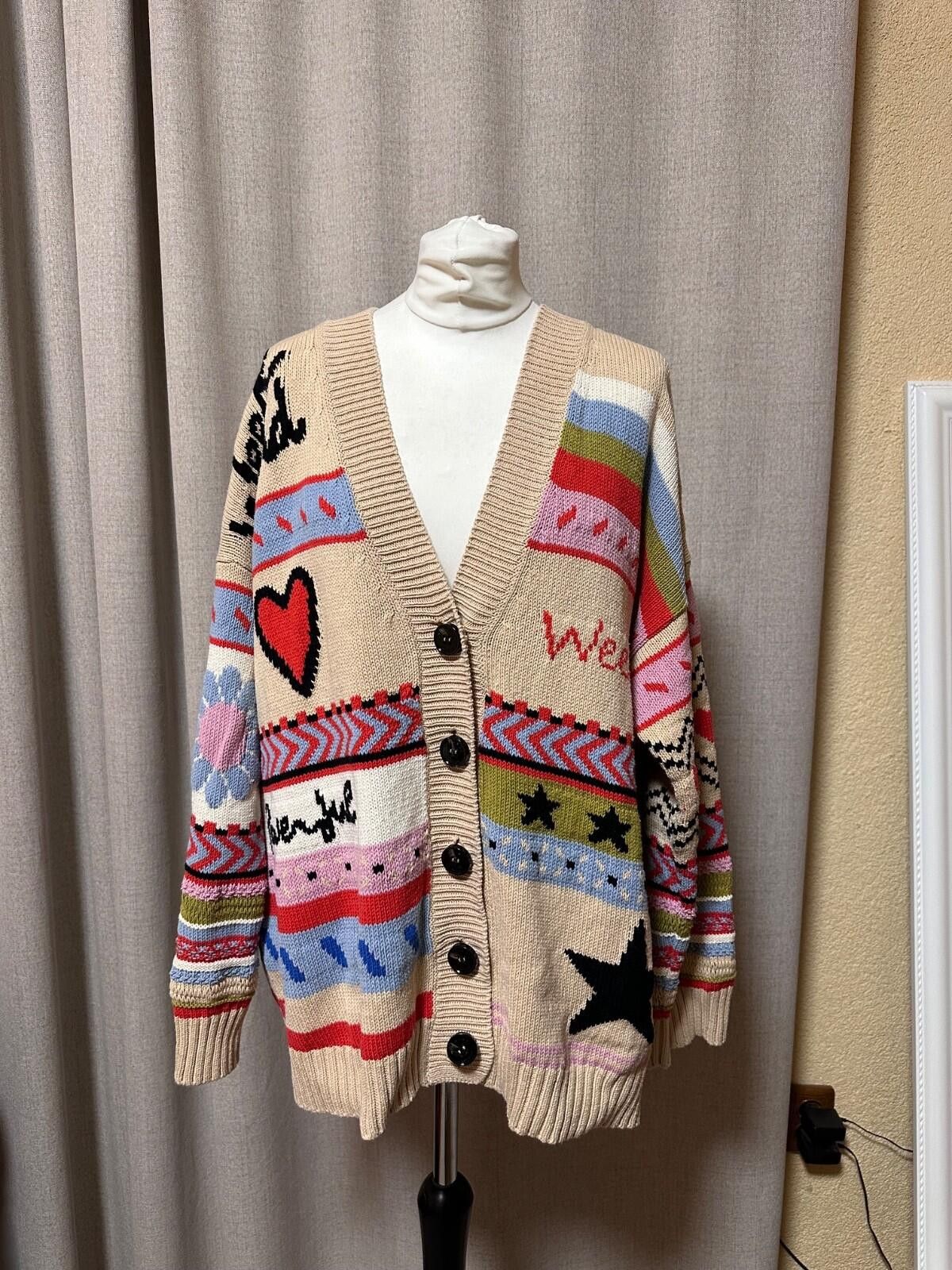 Other Cardigan Weekend Max Mara ALCAZAR Beige Sz L Size L / US 10 / IT 46 - 1 Thumbnail