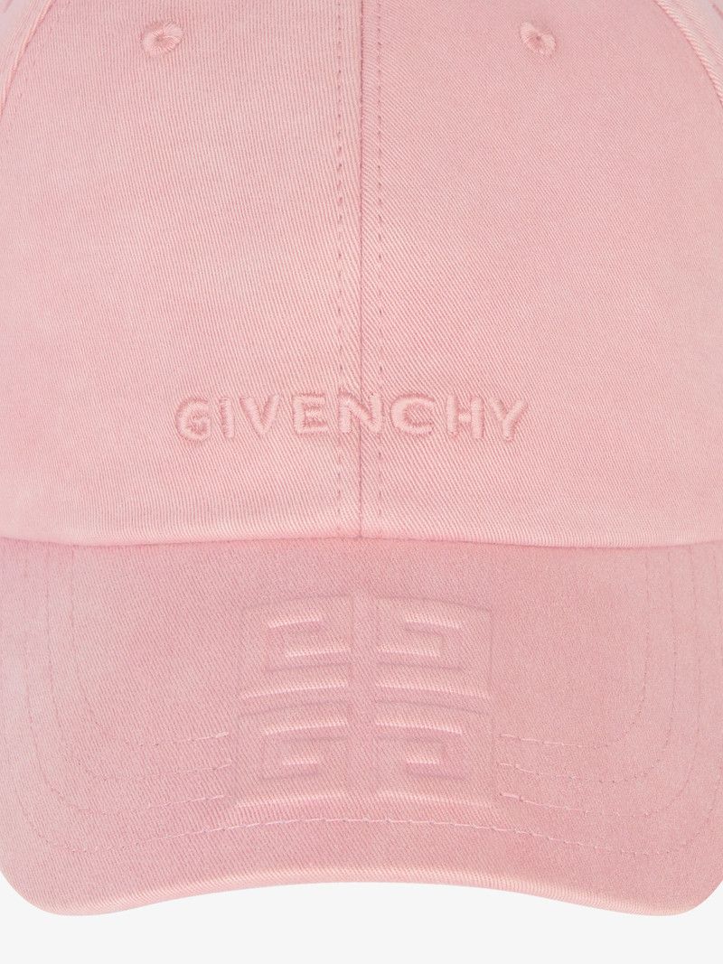 Givenchy o1n1vont0326 Size:OS/ 4g Embroidered Cap in Pink Size ONE SIZE - 4 Thumbnail