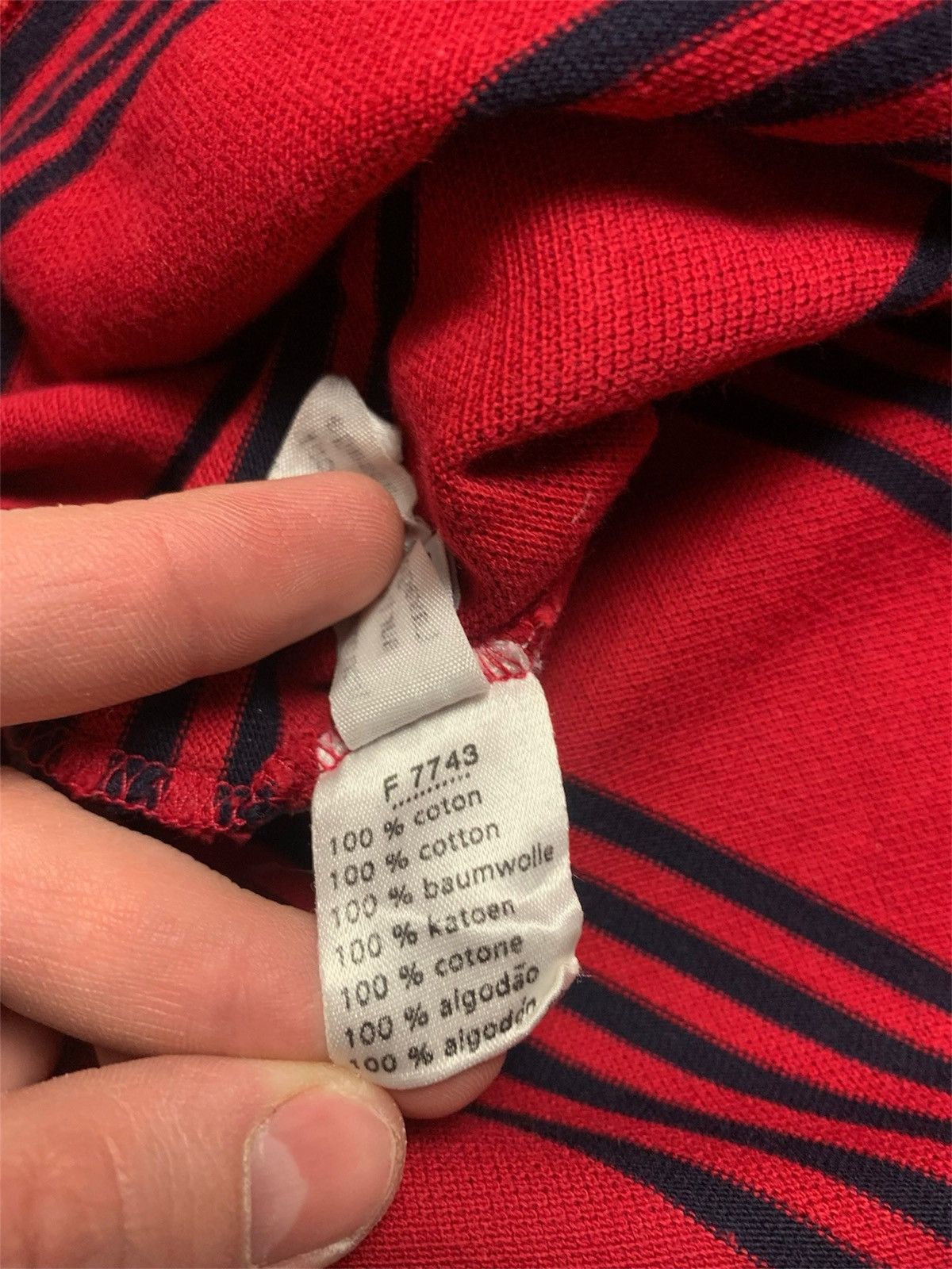 Lacoste × Vintage Lacoste rugby jersey striped vintage logo Size L Size US L / EU 52-54 / 3 - 7 Thumbnail