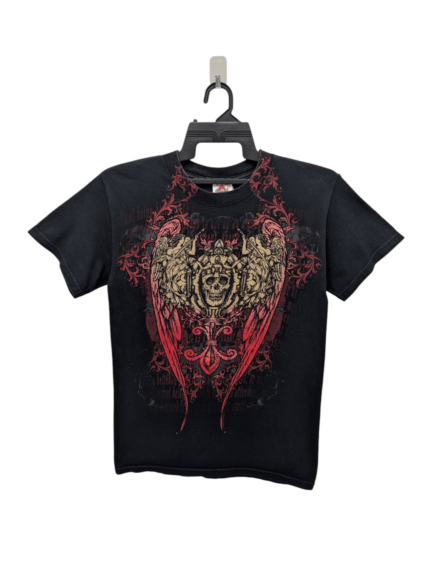 Japanese Brand AFFLICTION ALTERNATIVE SKULLS DESIGN TSHIRT Size US S / EU 44-46 / 1 - 1 Thumbnail